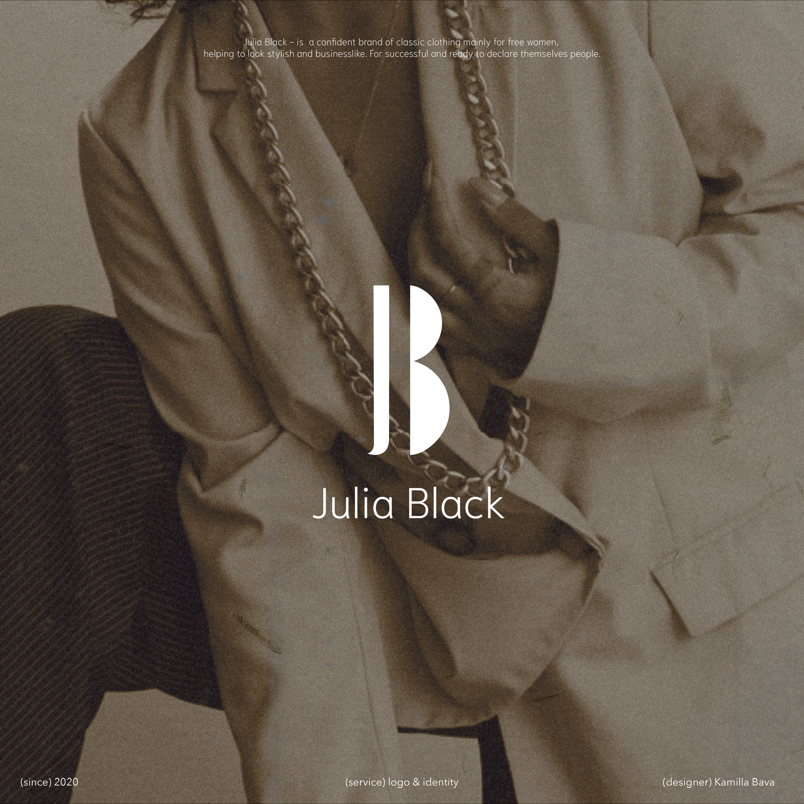 Julia Black fashion clothes logo — Изображение №1 — Брендинг на Dprofile