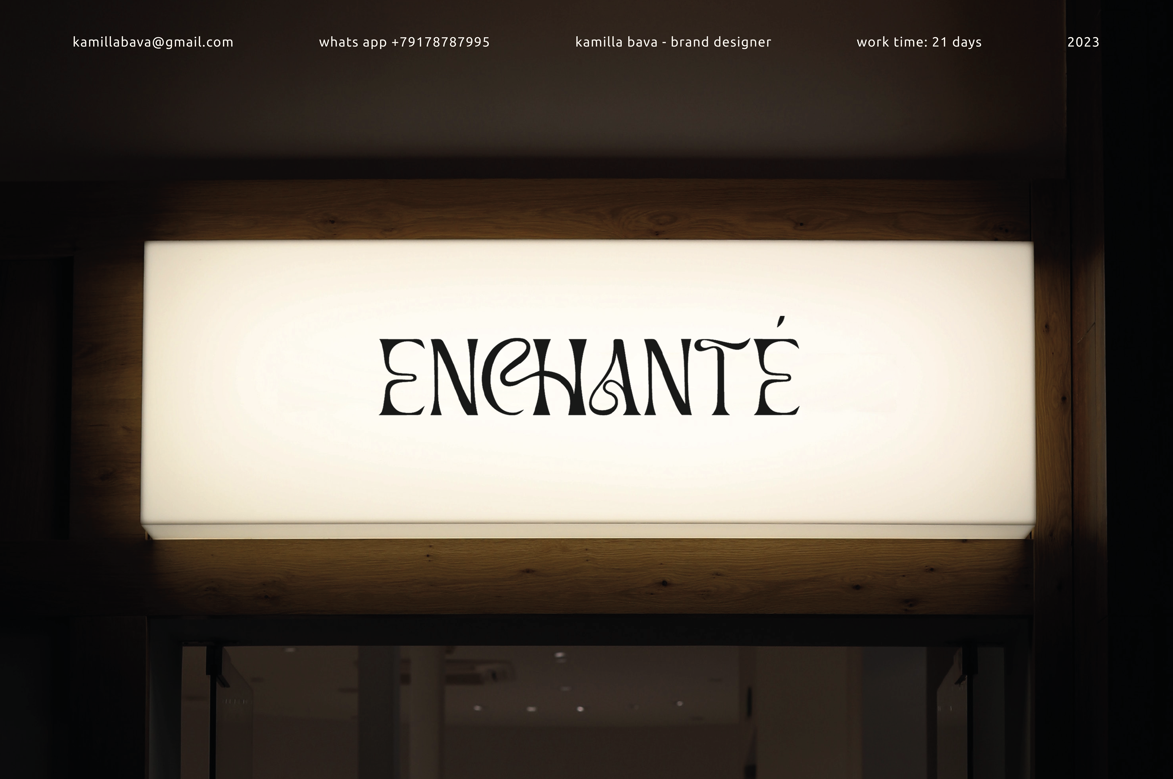 Enchante Логотип и фирменный стиль для салона красоты — Изображение №1 — Брендинг на Dprofile