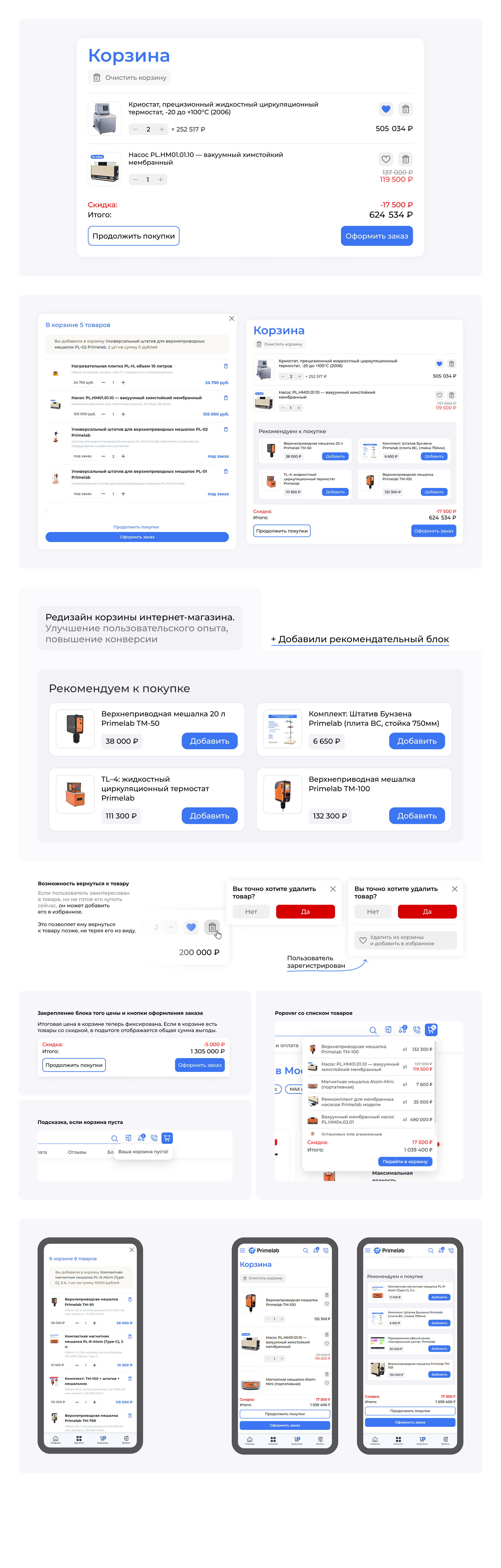 Корзина интернет-магазина — Изображение №1 — Интерфейсы, Брендинг на Dprofile
