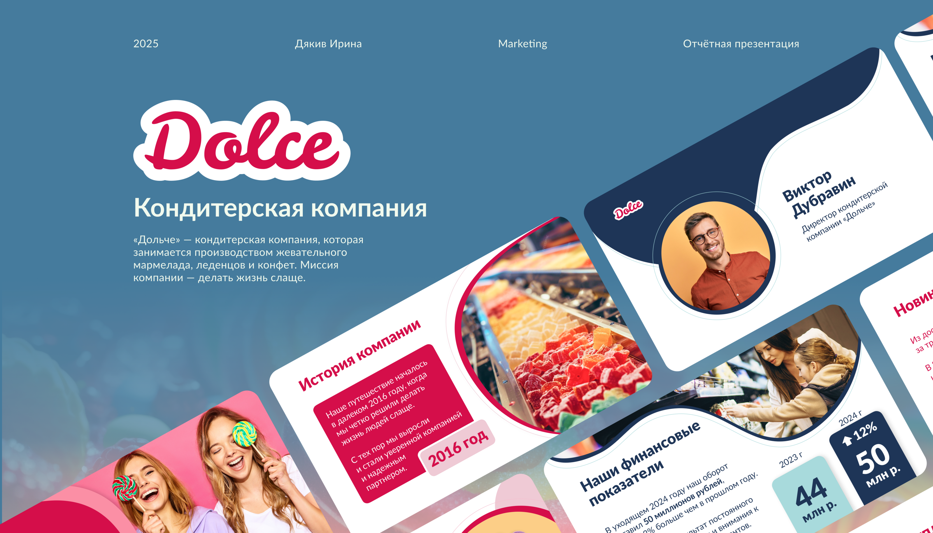 Презентация для кондитерской компании — Изображение №1 — Маркетинг на Dprofile