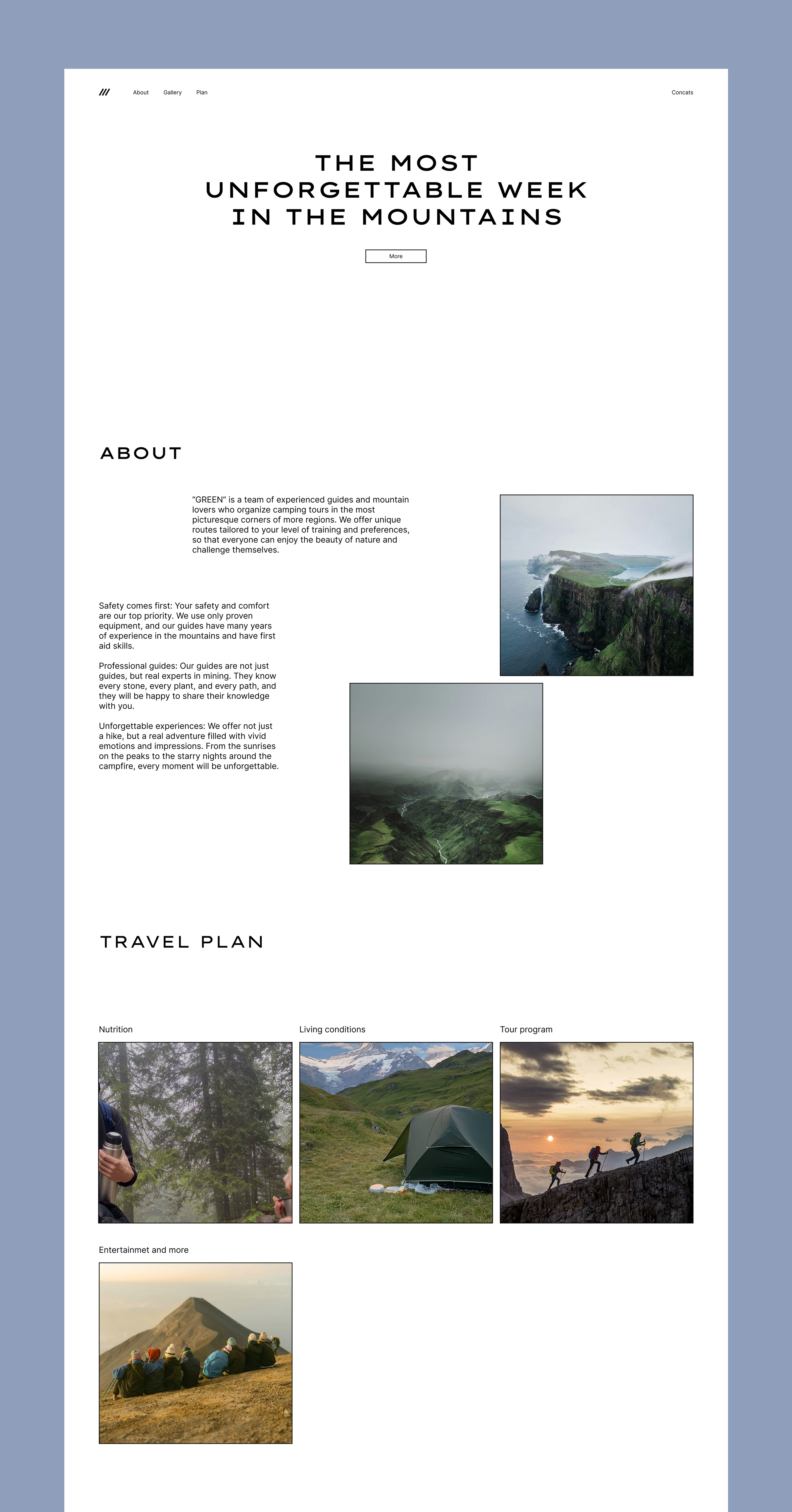 LANDING PAGE GREEN — Изображение №3 — Интерфейсы на Dprofile