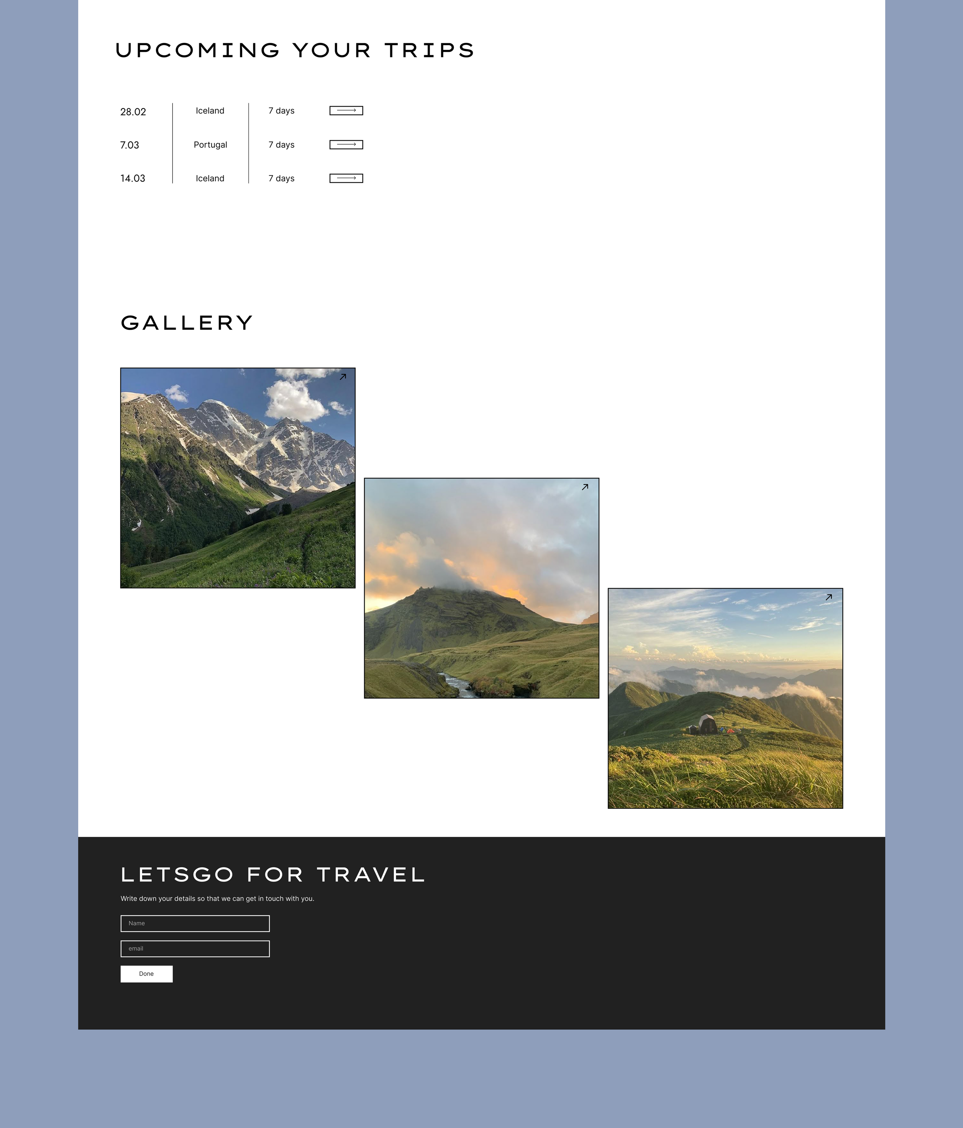 LANDING PAGE GREEN — Изображение №6 — Интерфейсы на Dprofile