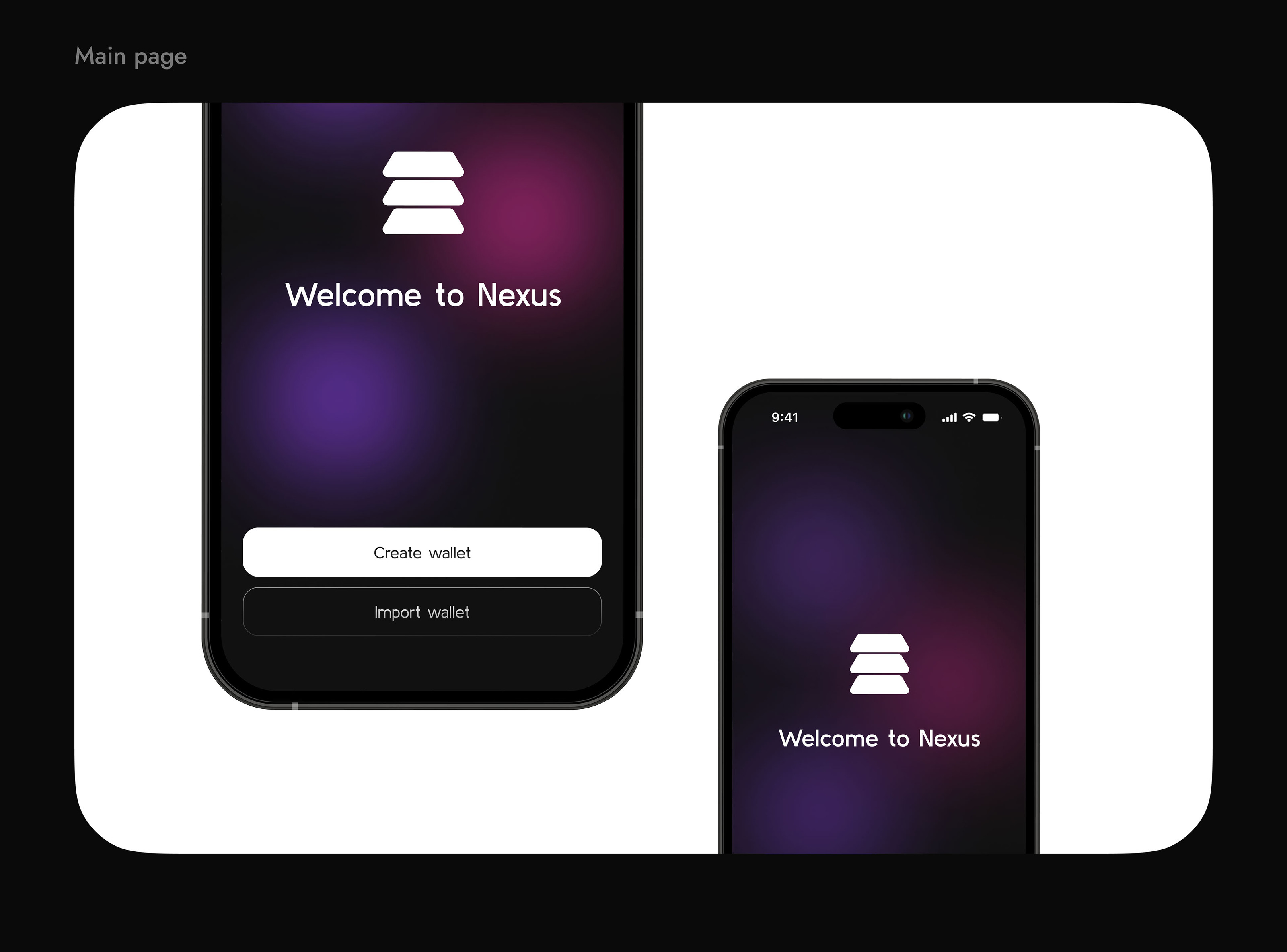 Cryptowallet UI/UX DESIGN NEXUS — Изображение №3 — Интерфейсы на Dprofile
