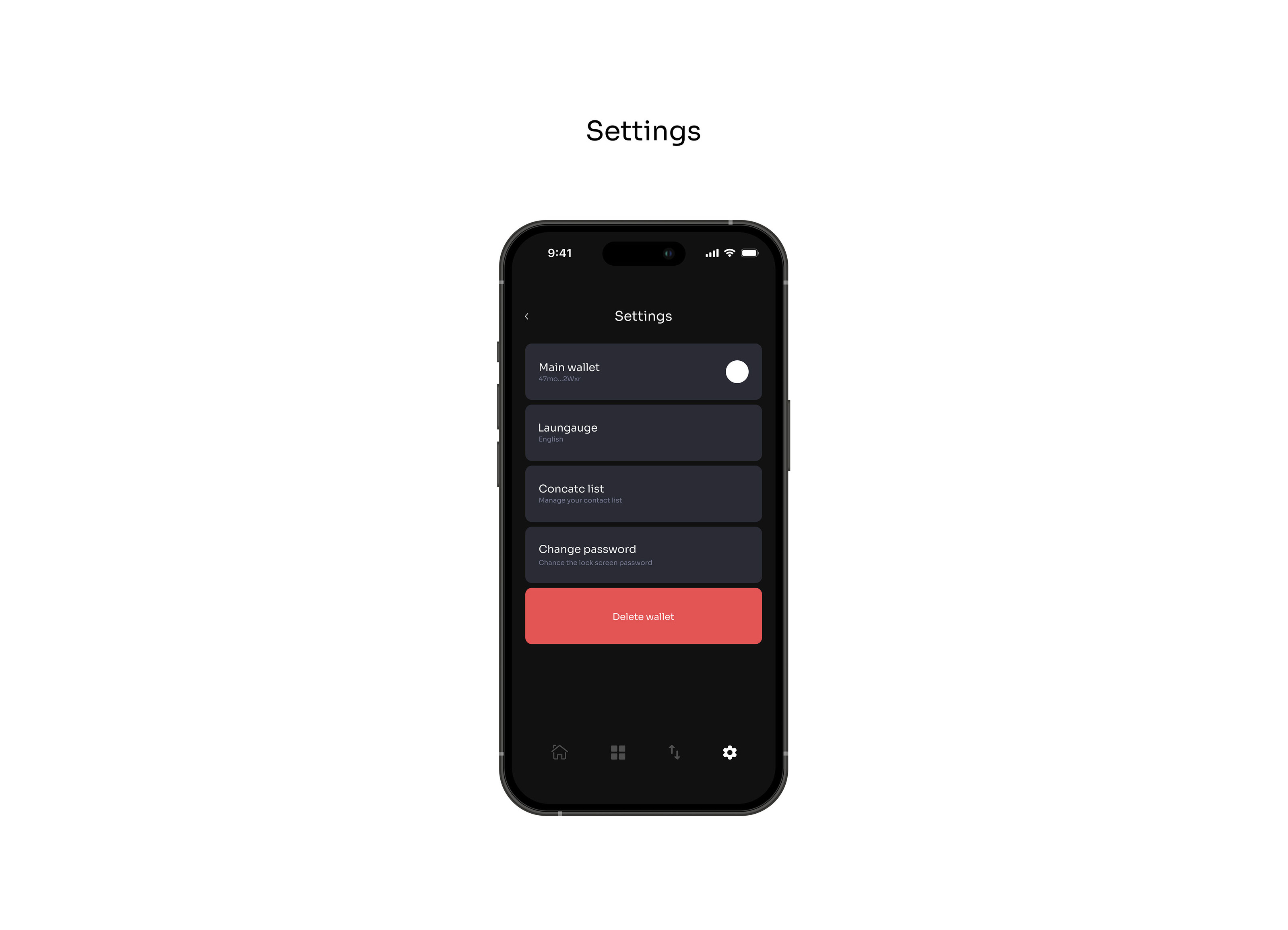 UX/UI Cryptowallet Nord — Изображение №9 — Интерфейсы на Dprofile