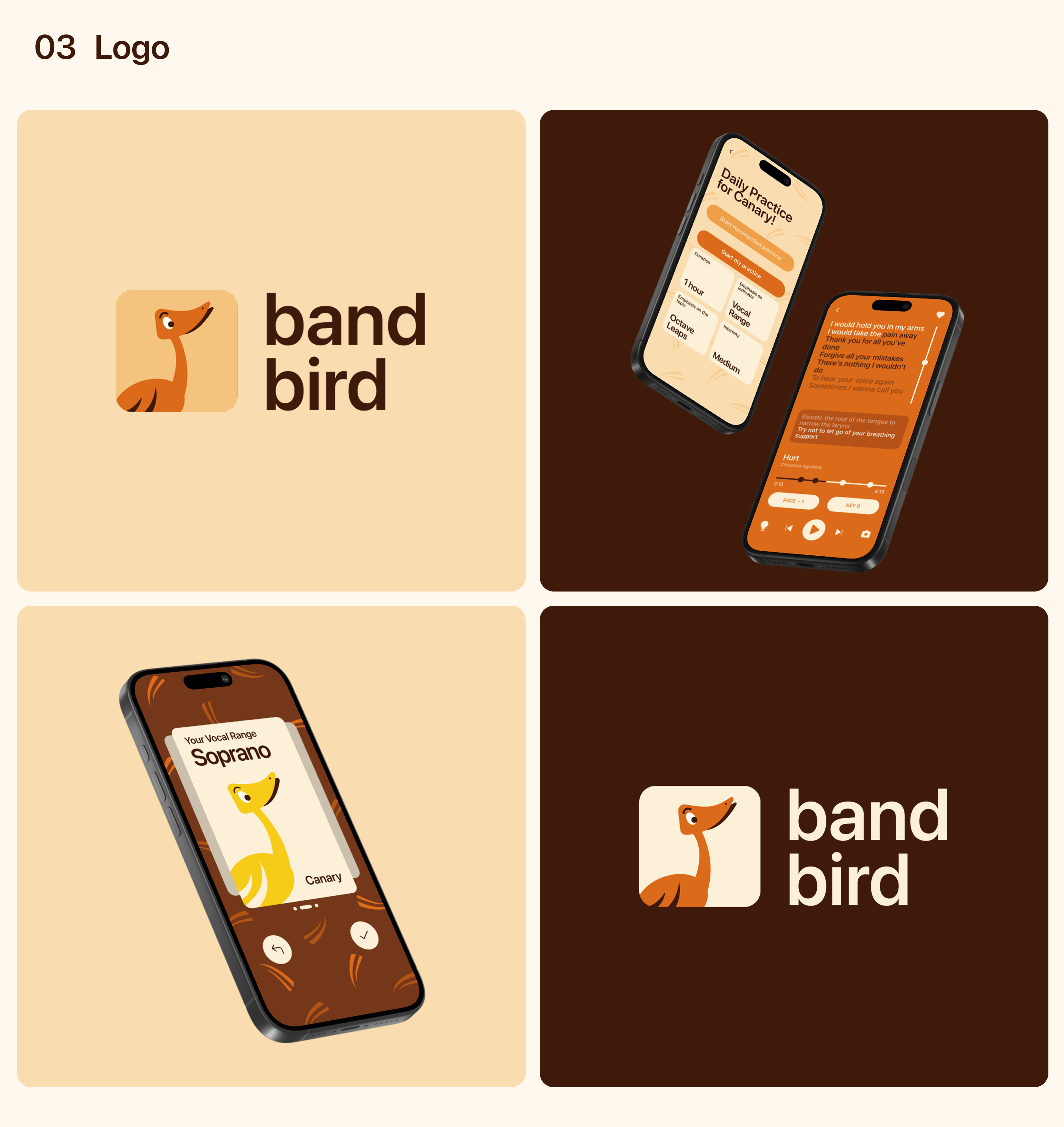 BandBird - vocal app design — Изображение №3 — Интерфейсы, Иллюстрация на Dprofile