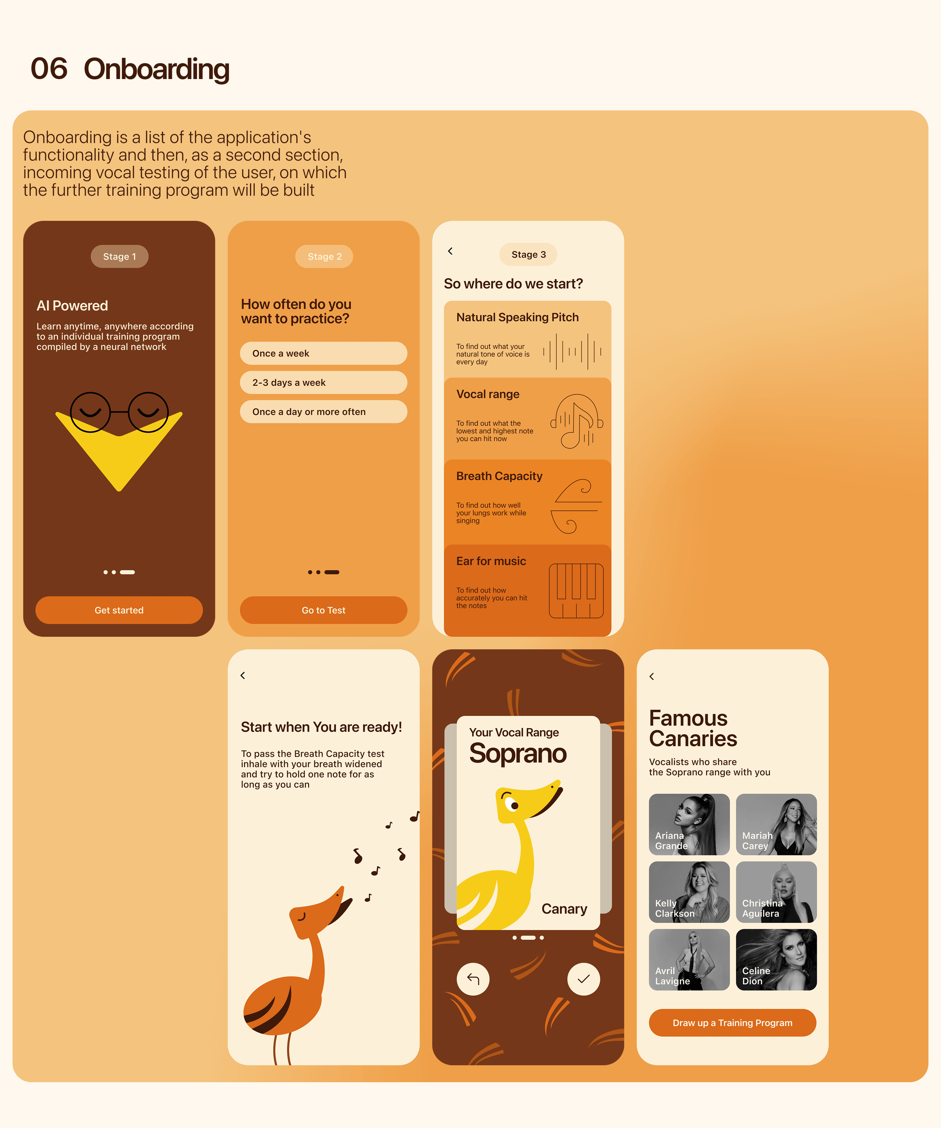 BandBird - vocal app design — Изображение №5 — Интерфейсы, Иллюстрация на Dprofile