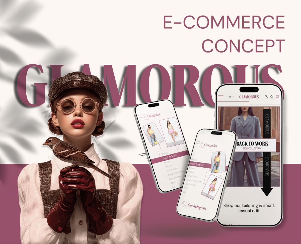 E-commerce concept/ Women's clothing store на Dprofile