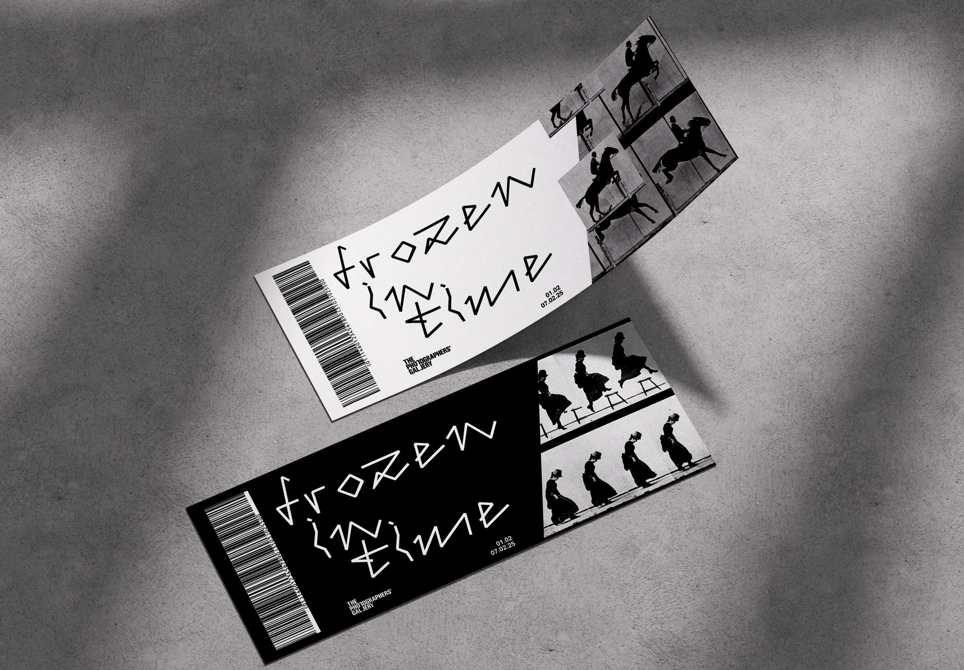 Шрифт для выставки "Frozen", под названием "Frozen in time" — Изображение №21 — Графика на Dprofile