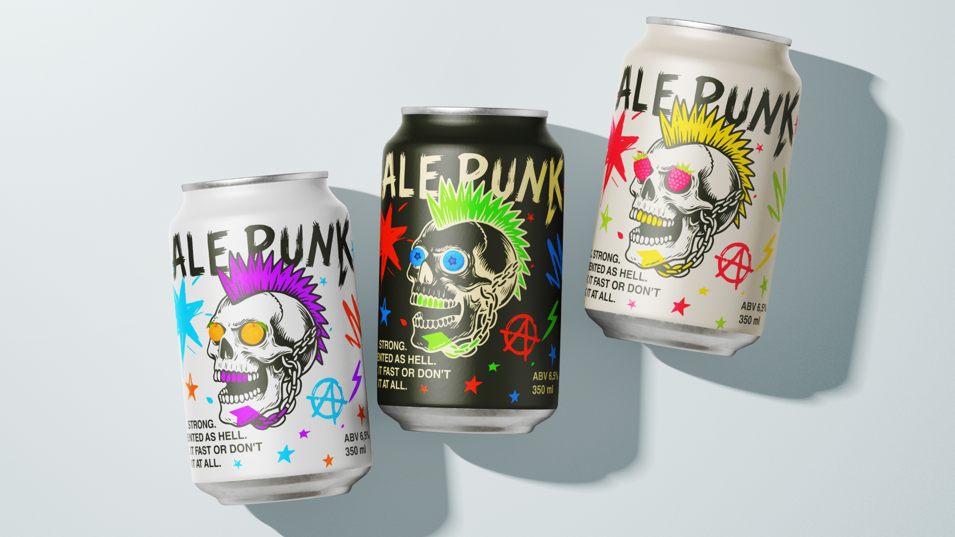 ALE PUNK упаковка эля — Изображение №2 — Брендинг на Dprofile