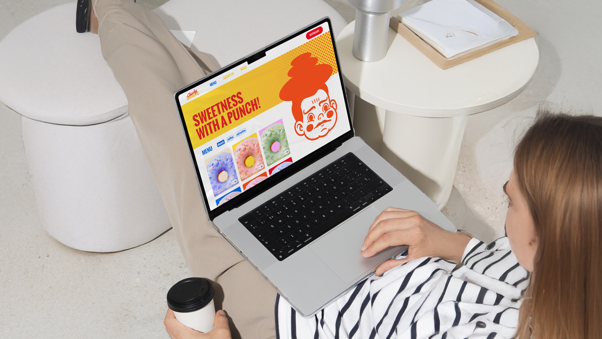 Cheeky donuts. Айдентика дерзких пончиков — Изображение №12 — Брендинг на Dprofile