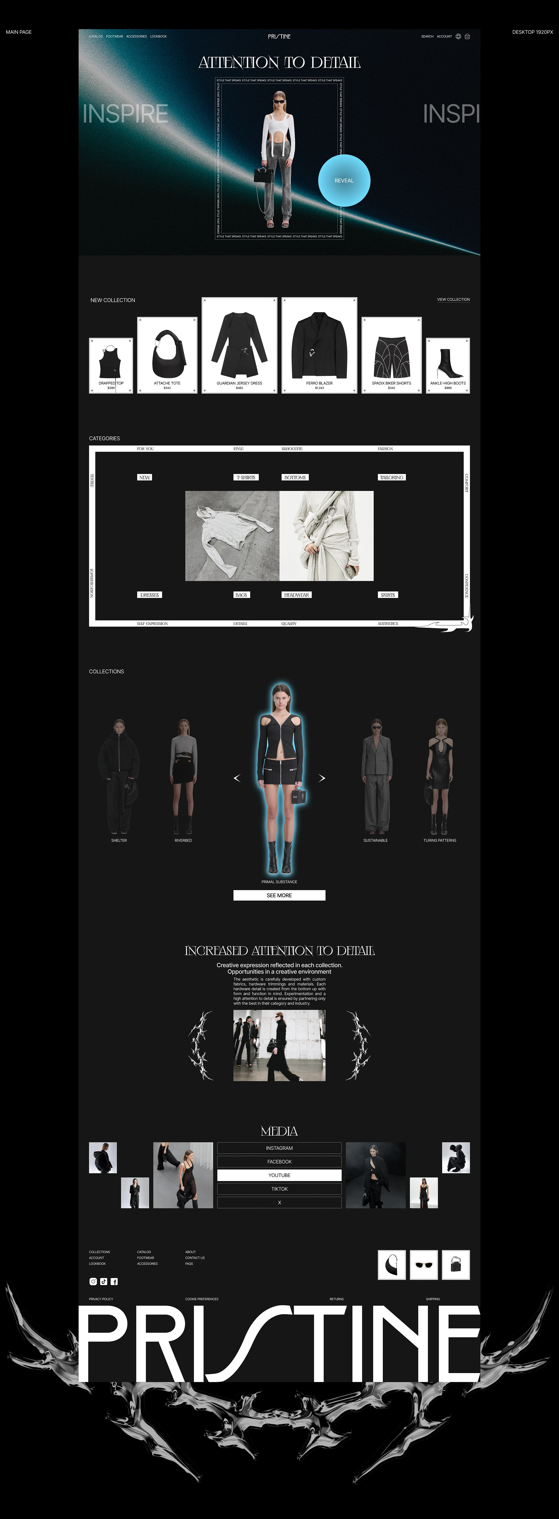 Бутик одежды | Редизайн — Изображение №3 — Интерфейсы на Dprofile