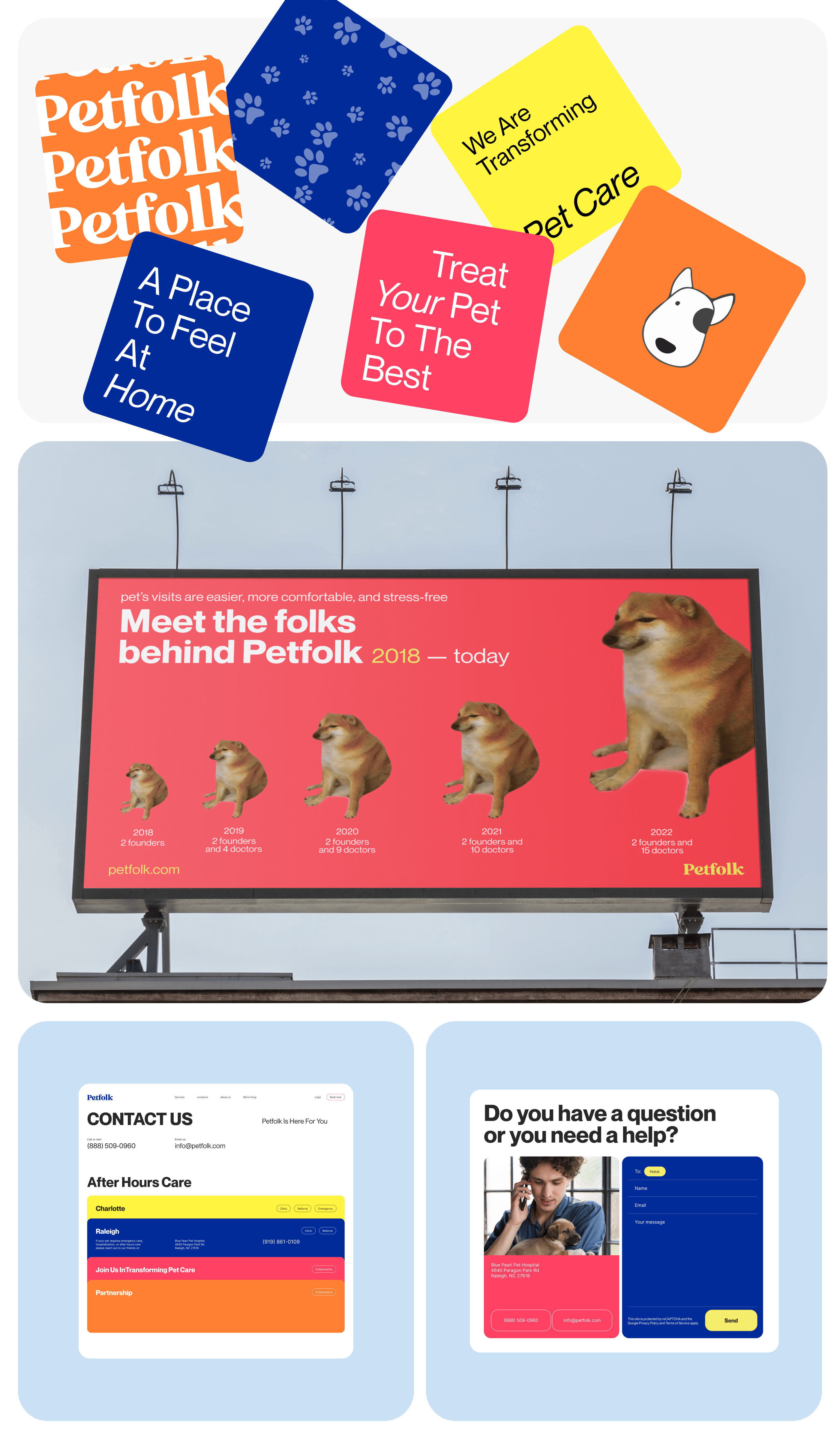 VET CLINIC | PETFOLK — Изображение №7 — Интерфейсы, Графика на Dprofile