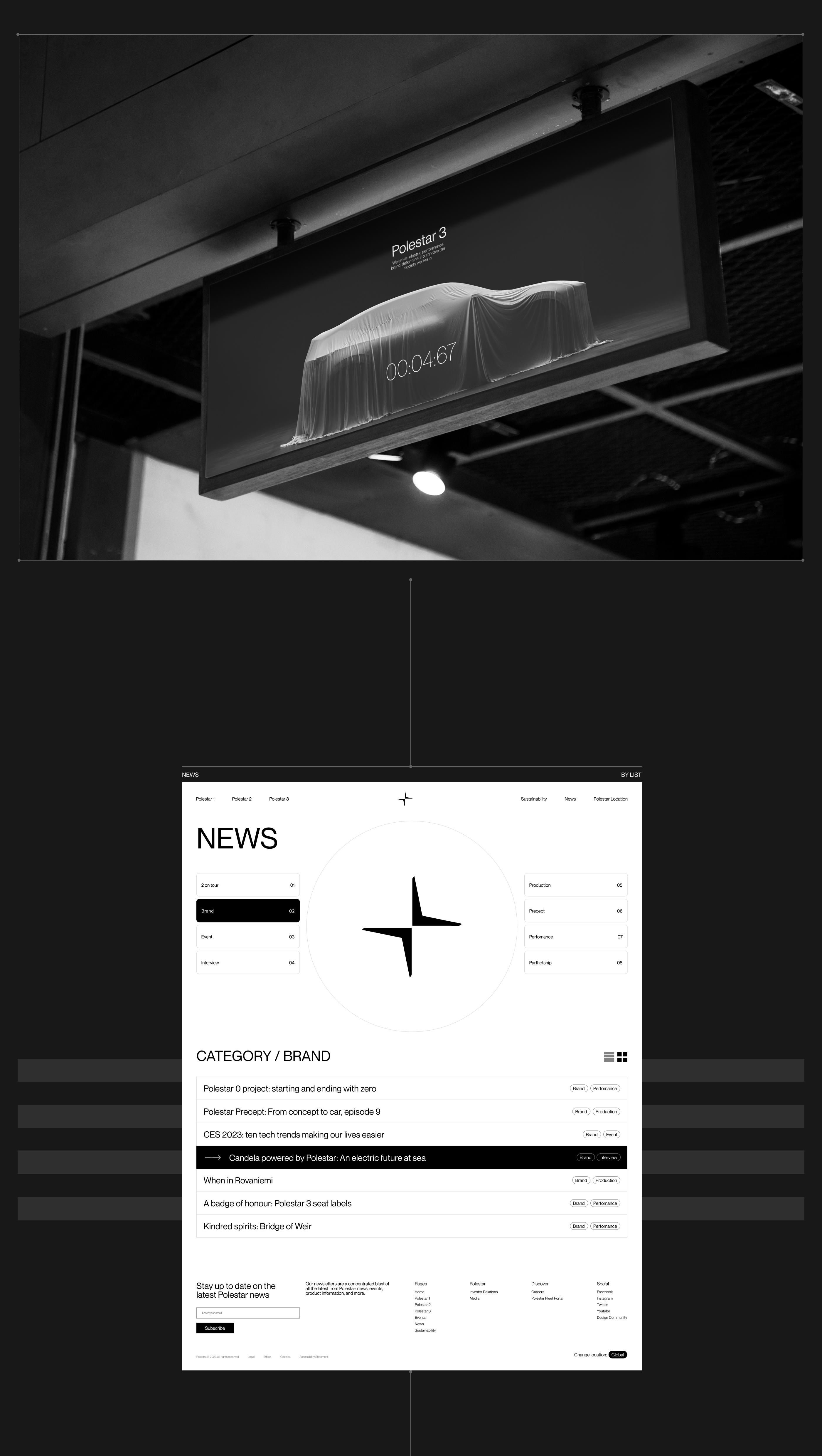 POLESTAR | CORPORATE WEBSITE — Изображение №8 — Интерфейсы, Графика на Dprofile