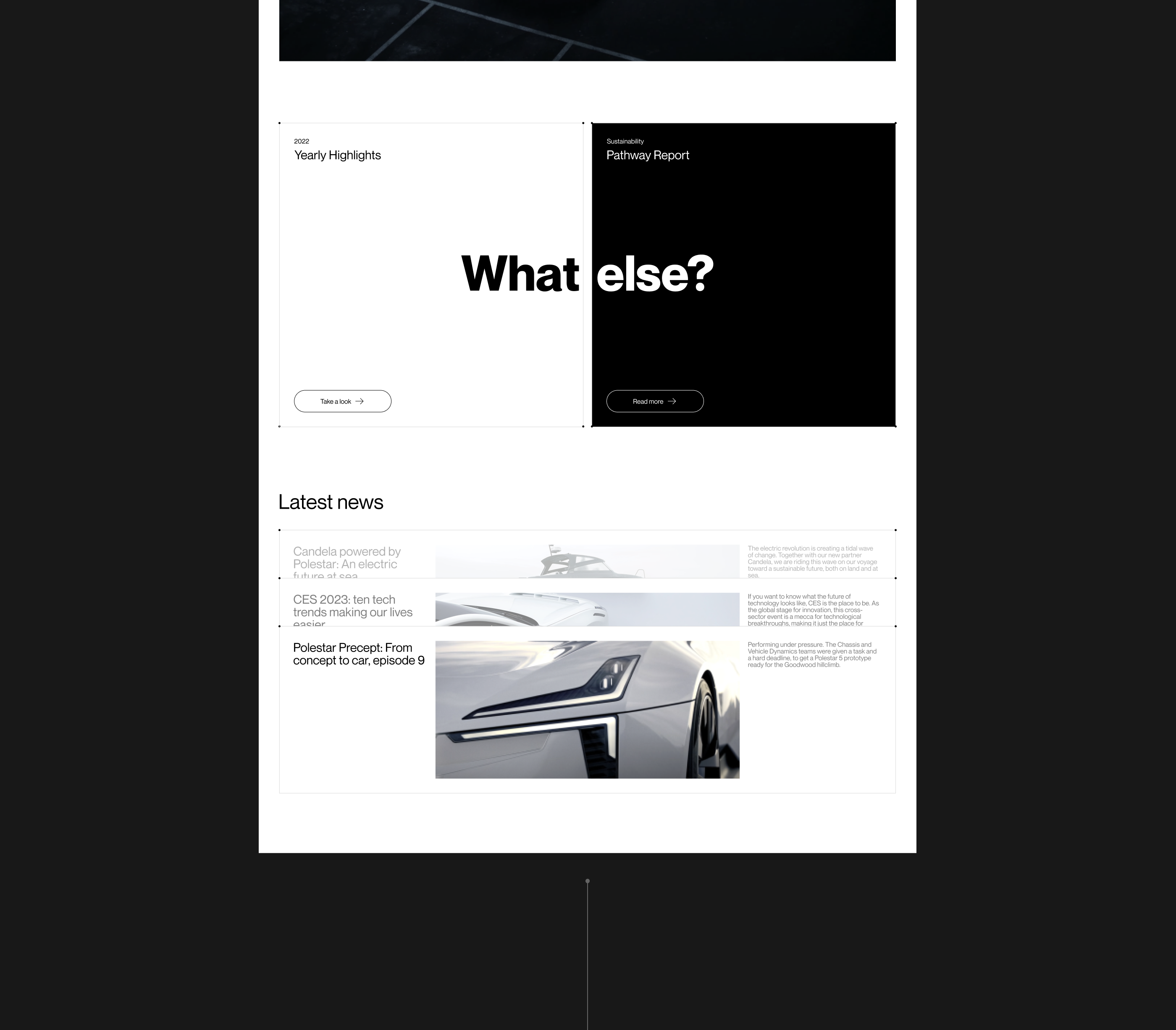 POLESTAR | CORPORATE WEBSITE — Изображение №4 — Интерфейсы, Графика на Dprofile