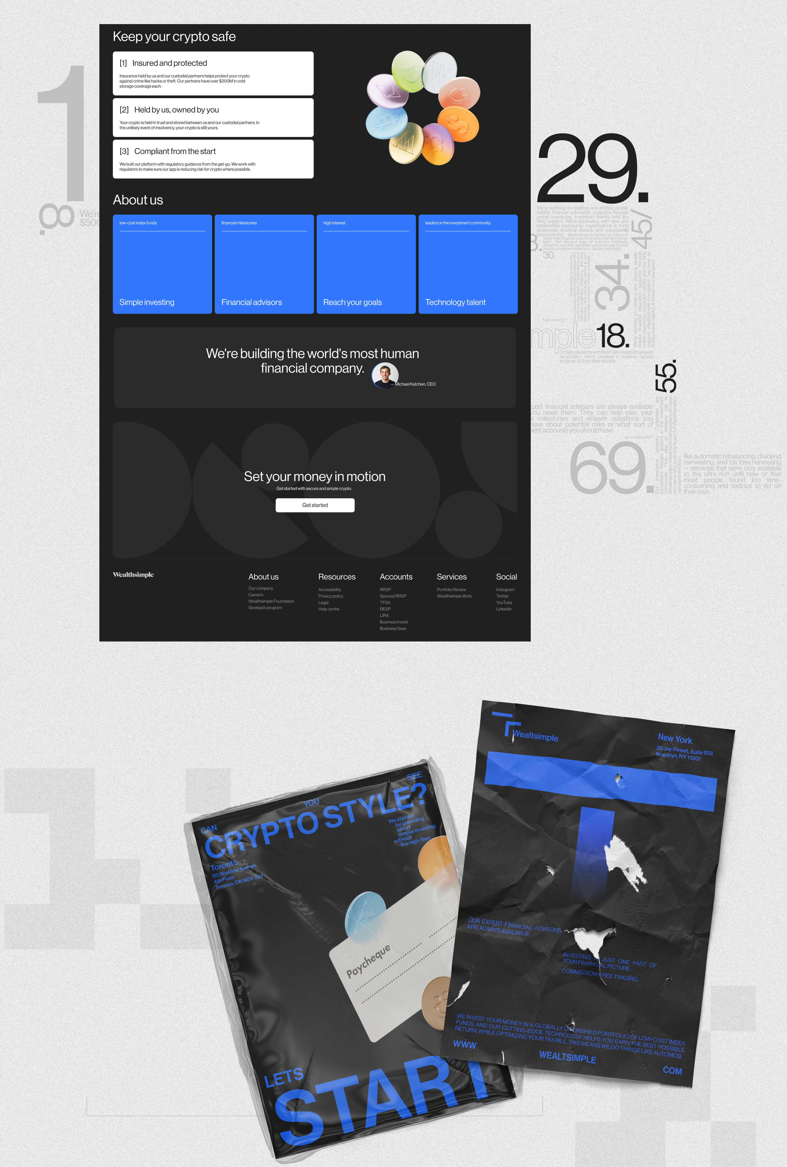 CRYPTO LANDING | REDESIGN — Изображение №4 — Интерфейсы, Графика на Dprofile