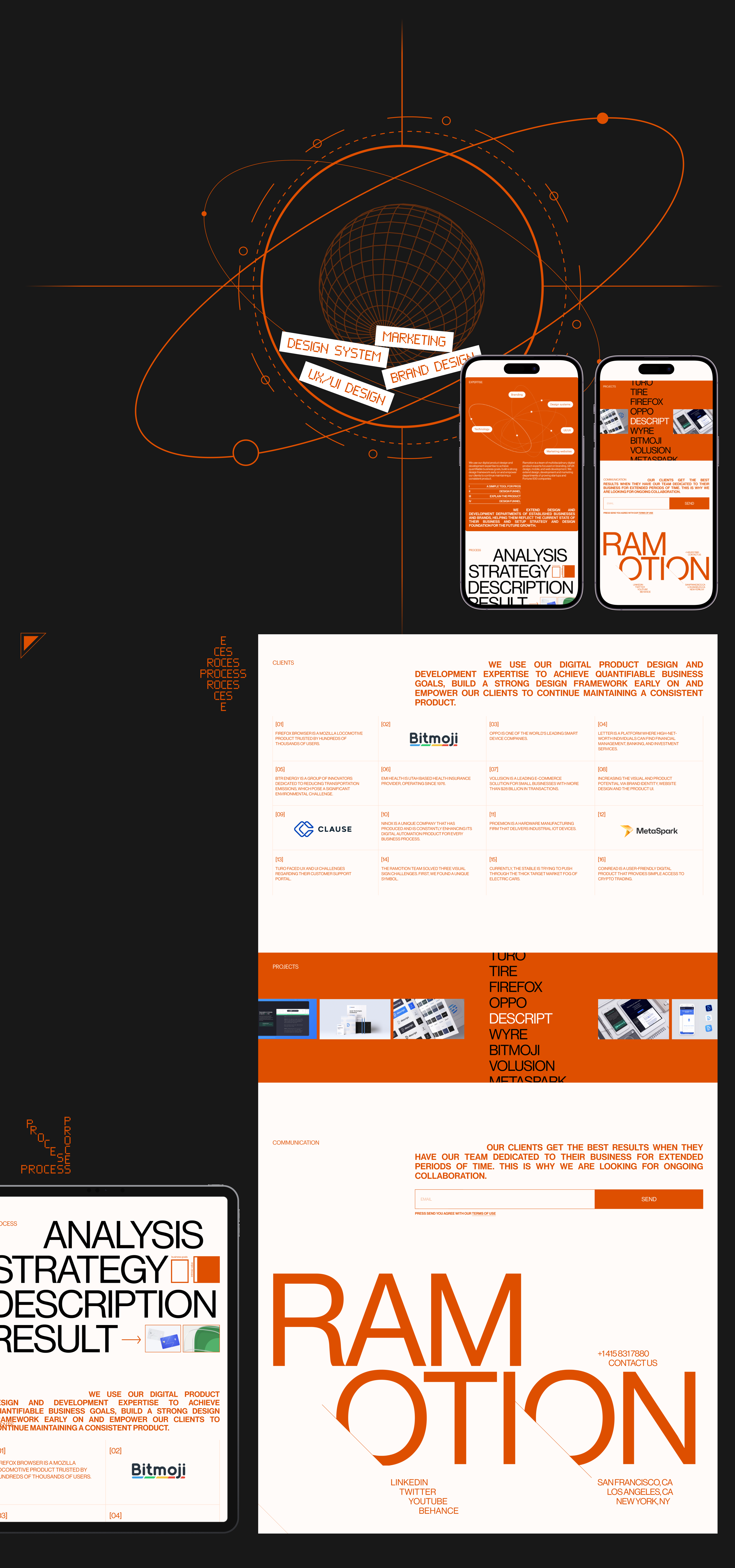 DESIGN STUDIO | RAMOTION — Изображение №4 — Интерфейсы, Графика на Dprofile