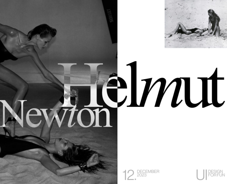 Helmut Newton | Landing page — Интерфейсы, Графика на Dprofile