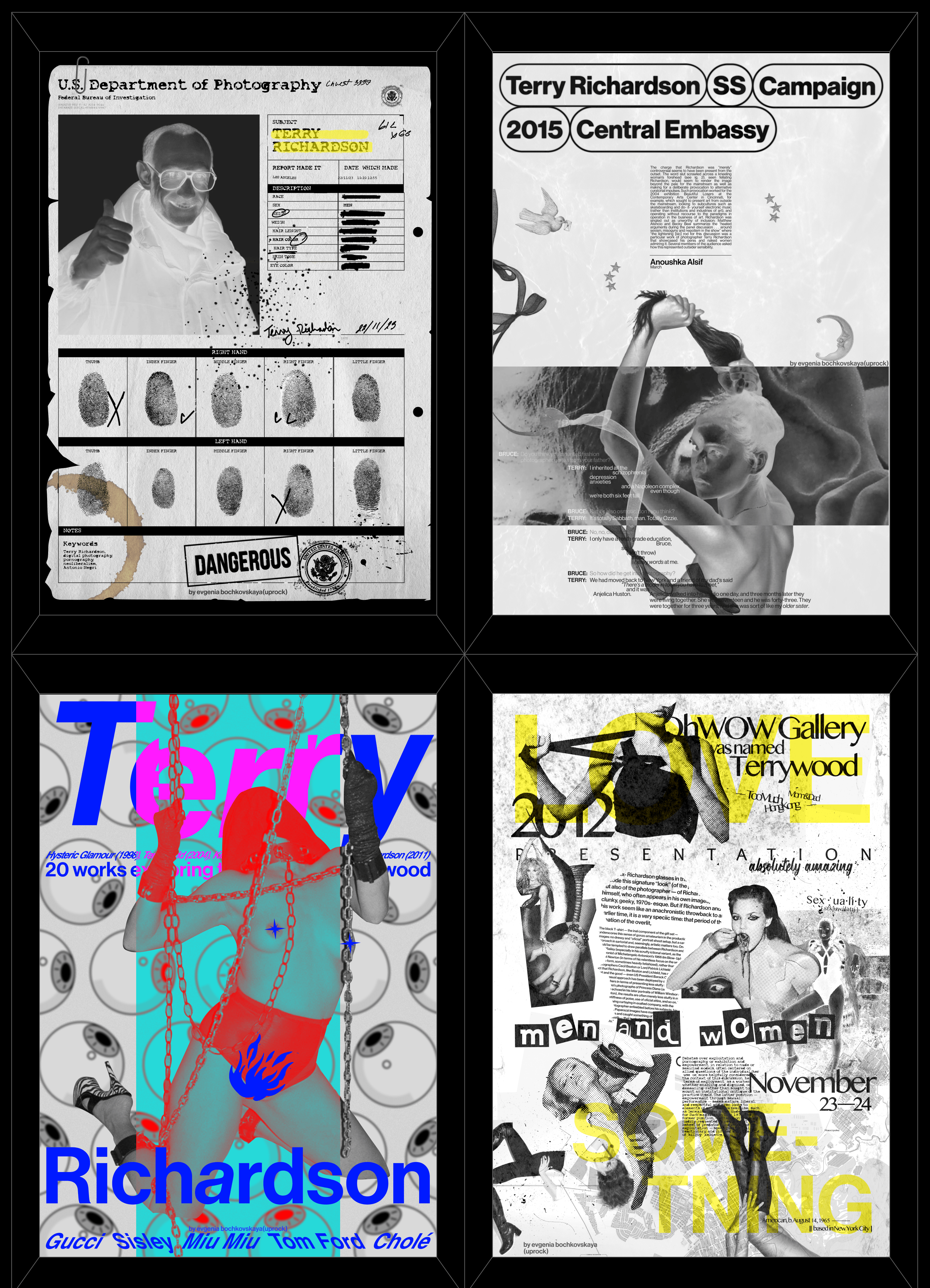 Poster Collection | Terry Richardson — Изображение №5 — Графика на Dprofile