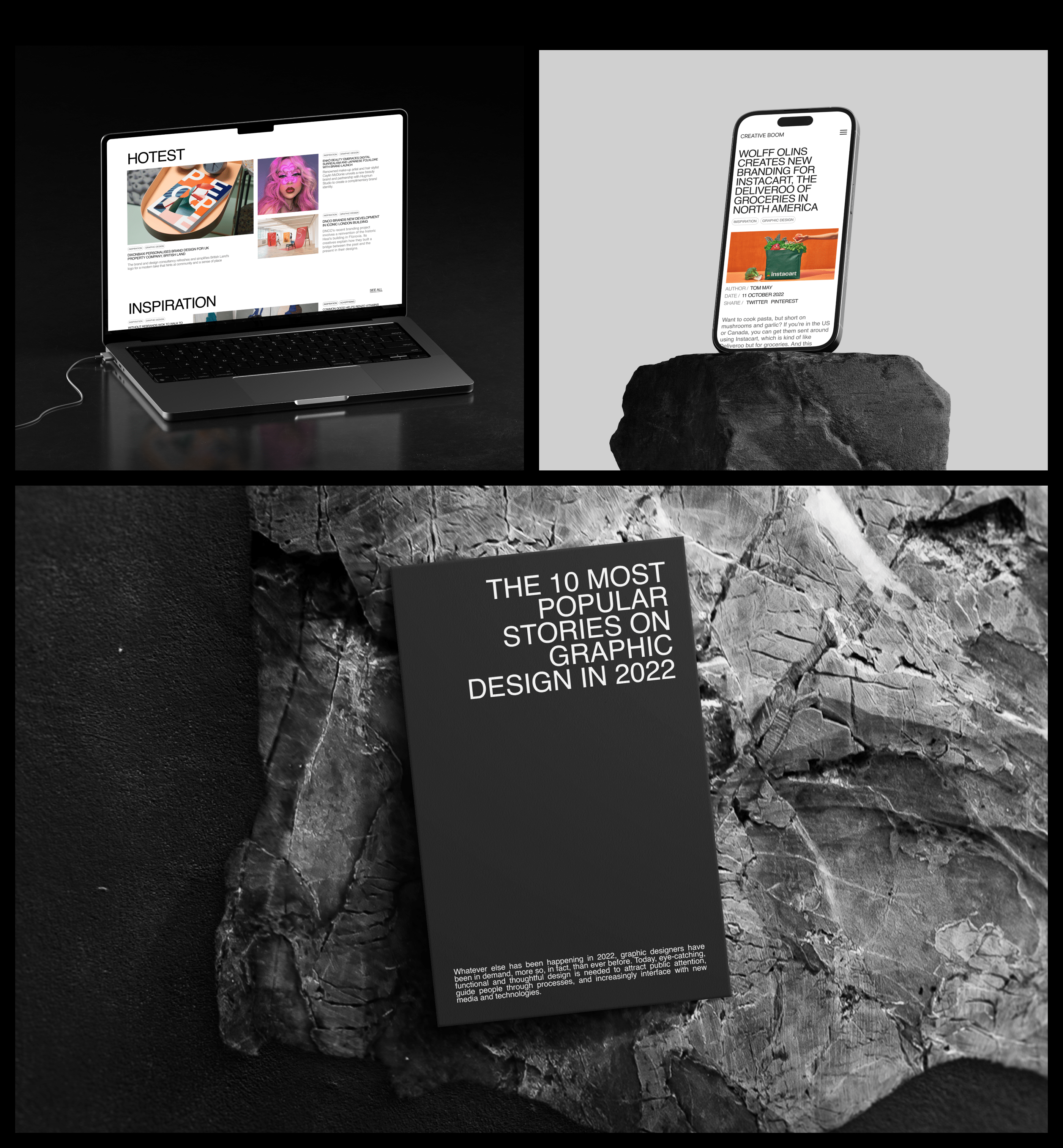 CREATIVE BOOM | REDESIGN NEWS WEBSITE — Изображение №7 — Интерфейсы, Брендинг на Dprofile