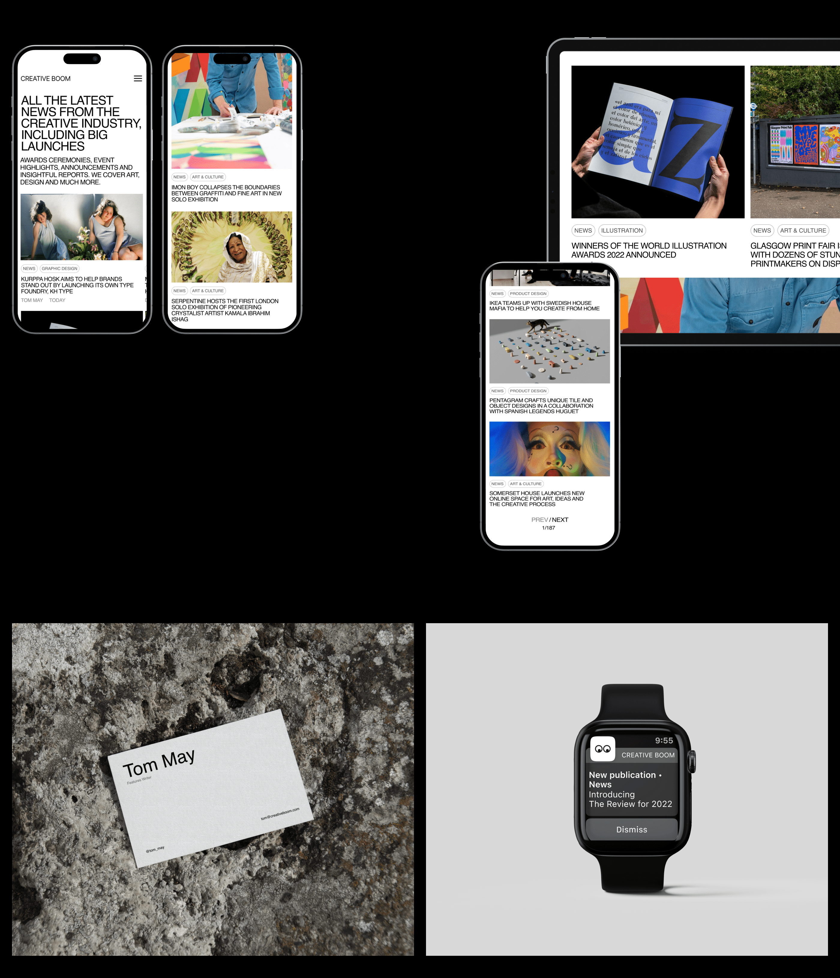 CREATIVE BOOM | REDESIGN NEWS WEBSITE — Изображение №5 — Интерфейсы, Брендинг на Dprofile