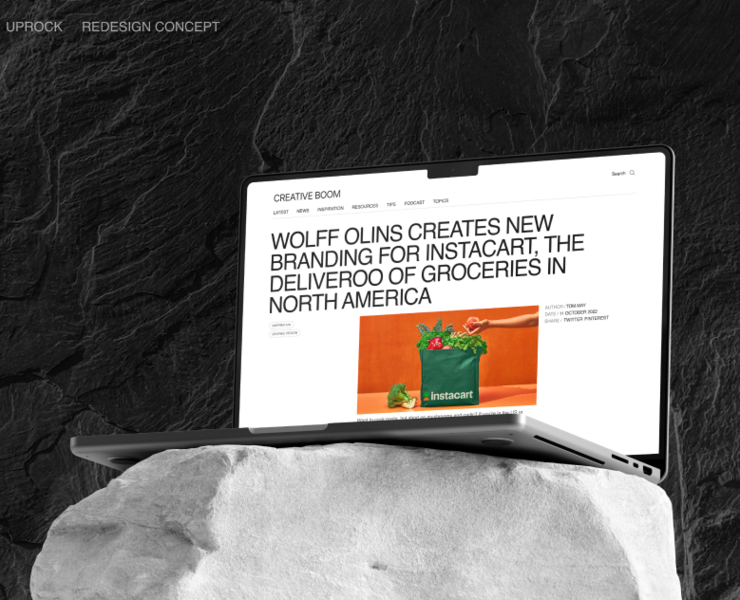 CREATIVE BOOM | REDESIGN NEWS WEBSITE — Интерфейсы, Брендинг на Dprofile