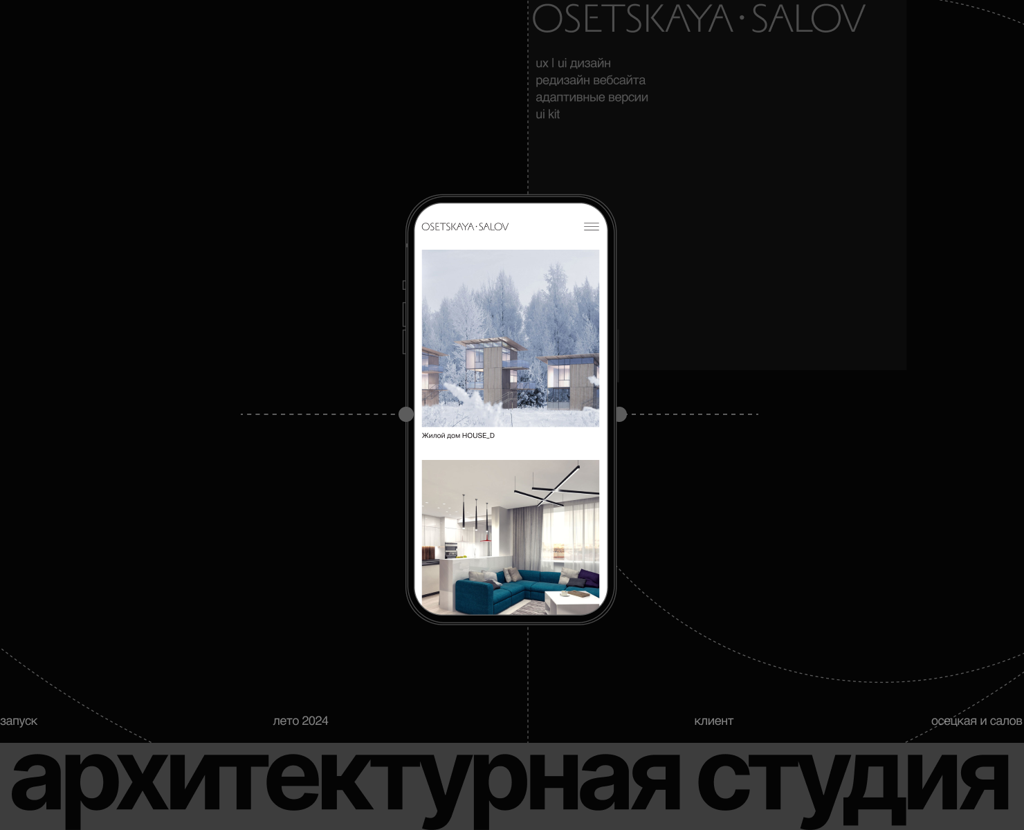 Osetskaya • Salov — Интерфейсы, Брендинг на Dprofile