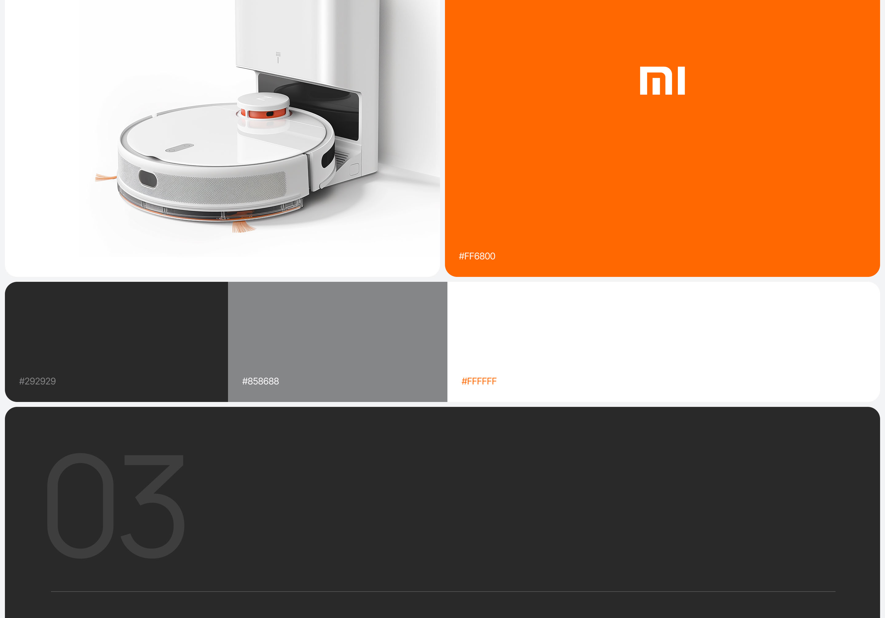Xaomi Mi Robot | Promo landing page — Изображение №8 — Графика на Dprofile