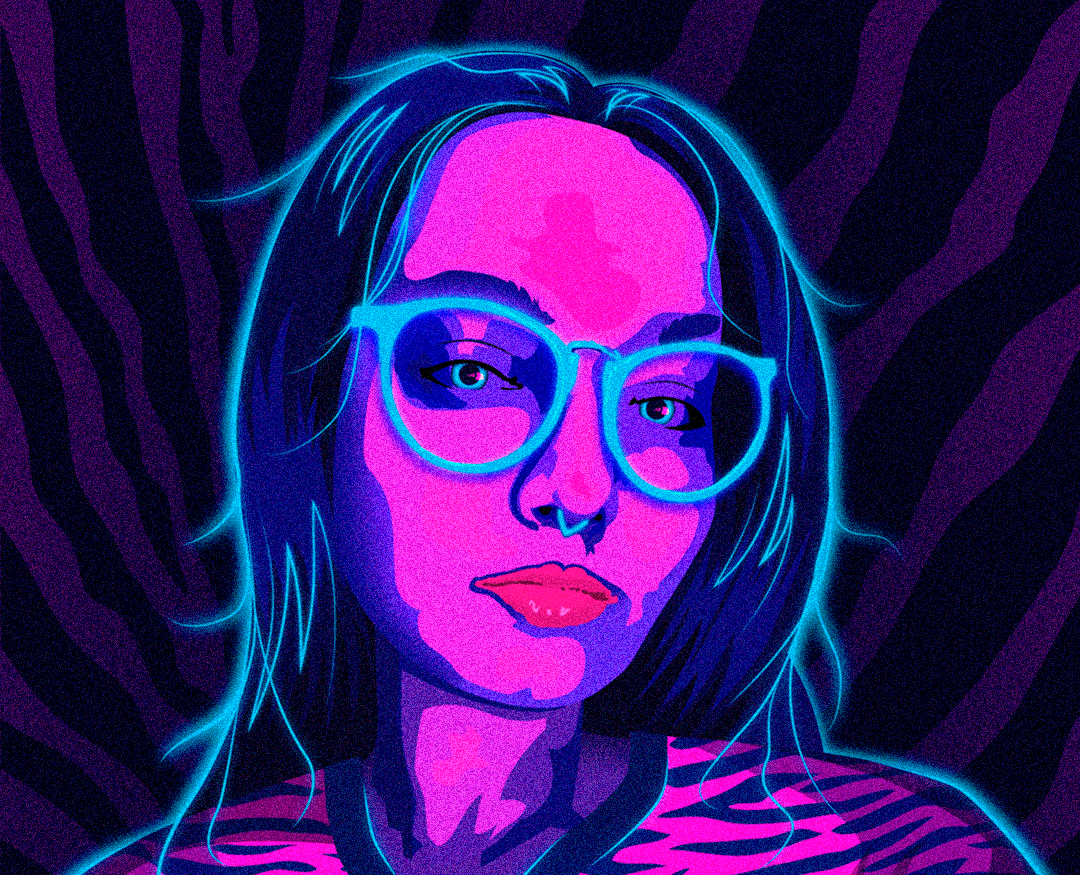 Неоновое оформление twitch-канала — Иллюстрация, Графика на Dprofile