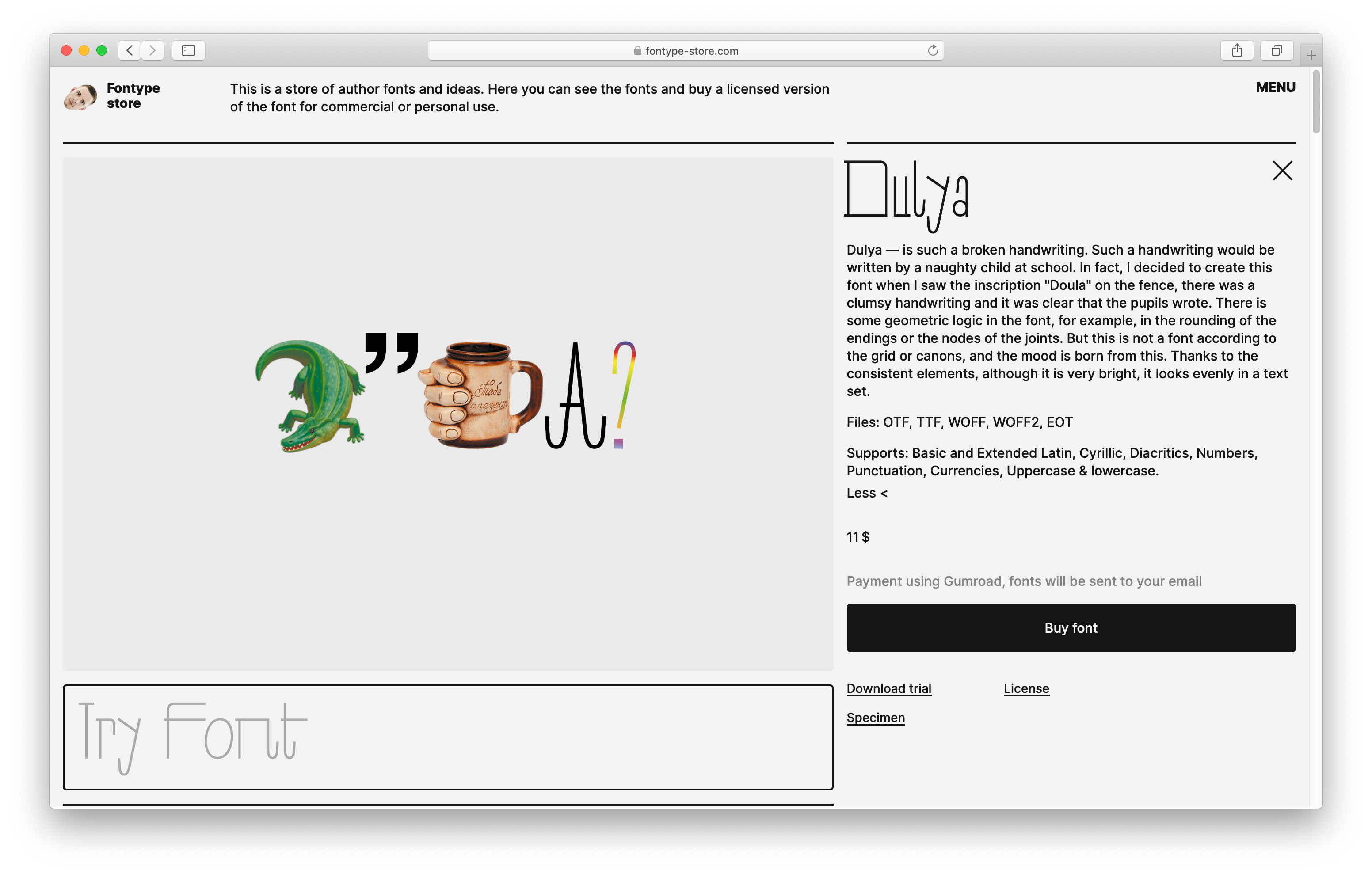 Design of online shop UI/UX — Fontype-store.com — Изображение №8 — Интерфейсы, Брендинг на Dprofile