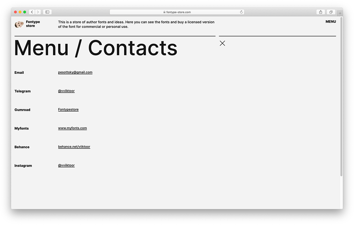 Design of online shop UI/UX — Fontype-store.com — Изображение №6 — Интерфейсы, Брендинг на Dprofile