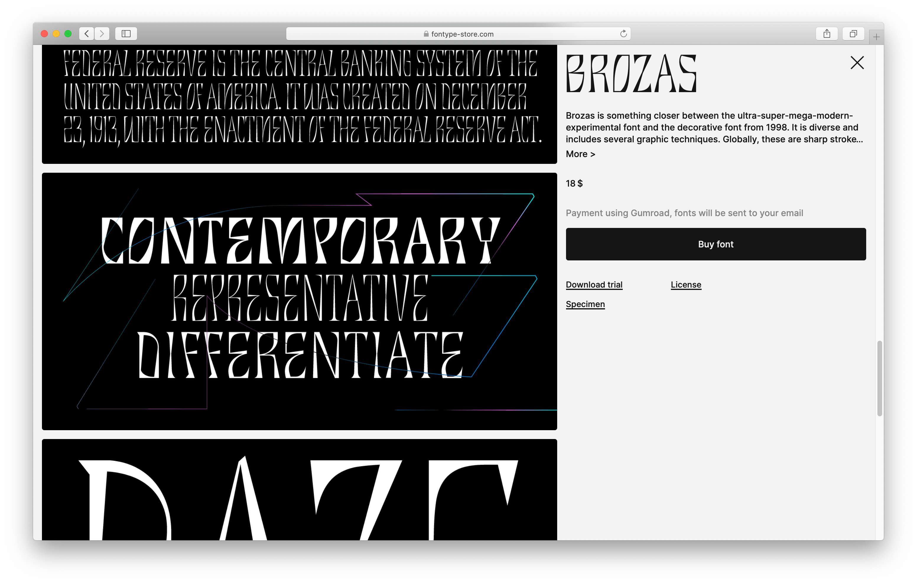 Design of online shop UI/UX — Fontype-store.com — Изображение №7 — Интерфейсы, Брендинг на Dprofile