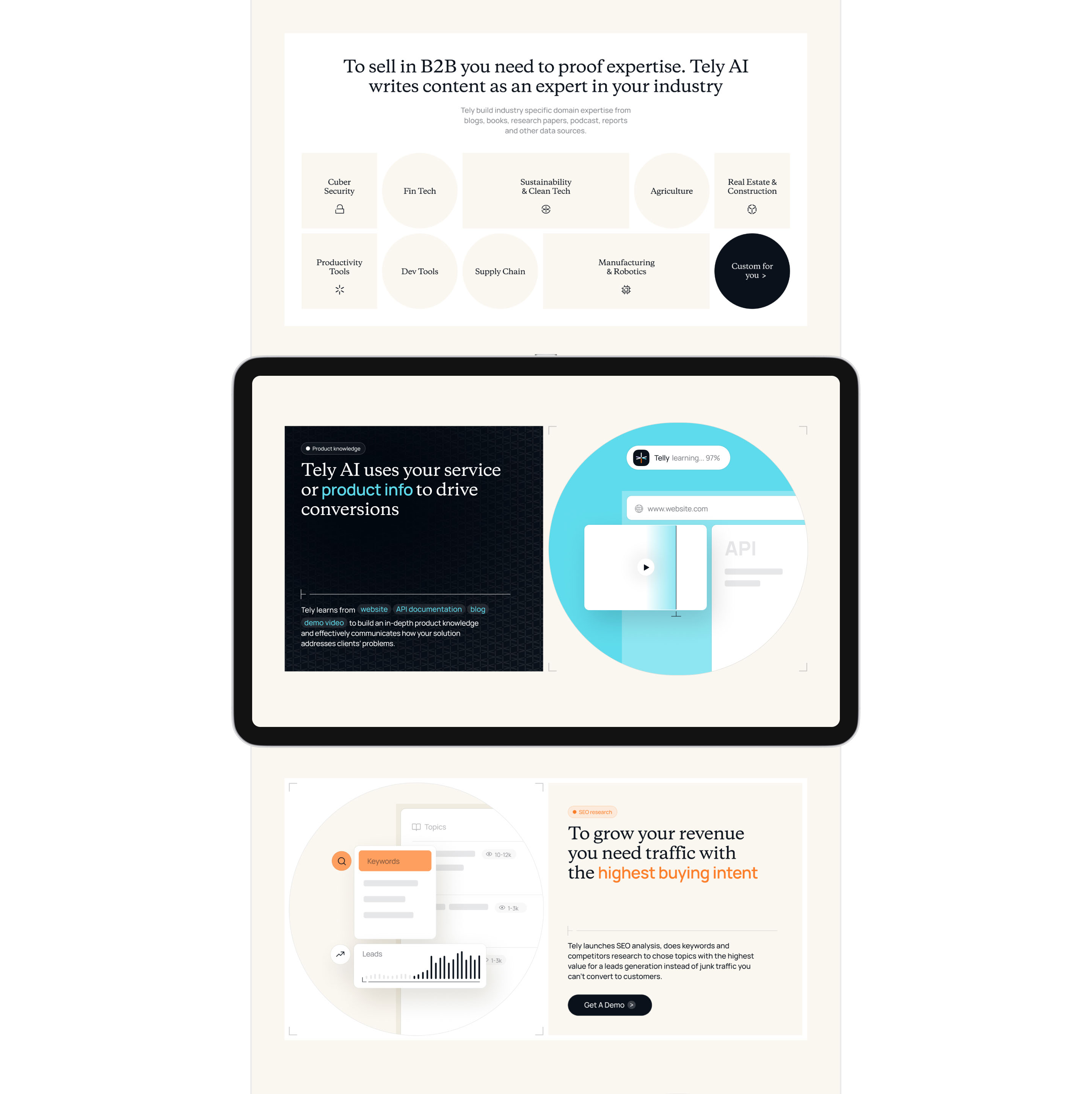 Tely AI: Brand Identity, Website — Изображение №8 — Интерфейсы, Брендинг на Dprofile