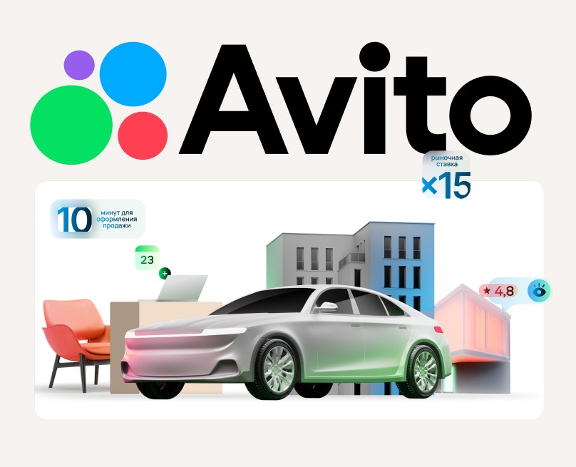 Авито Аукцион: Веб-дизайн и брендинг — Интерфейсы, Брендинг на Dprofile