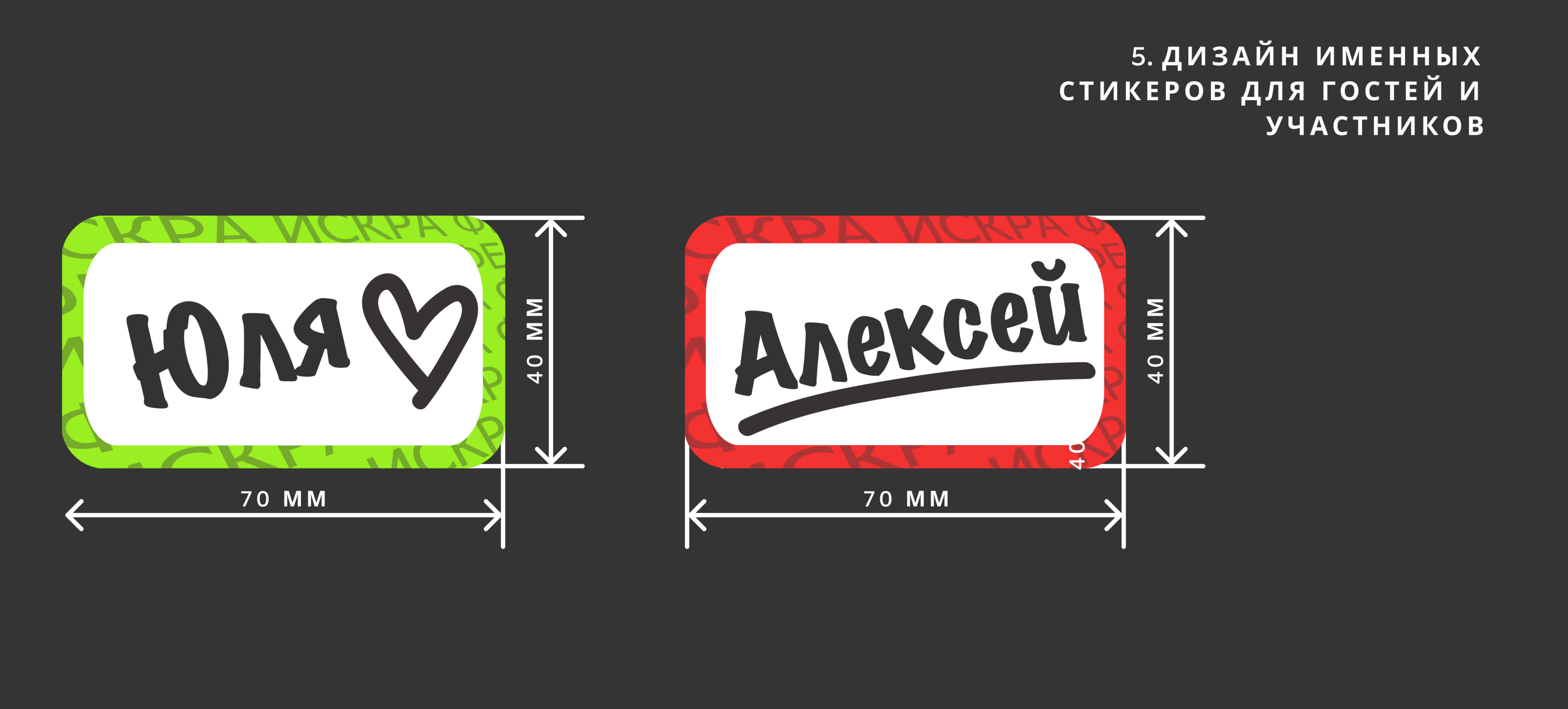 РАЗРАБОТКА АЙДЕНТИКИ МЕРОПРИЯТИЯ — Изображение №9 — Брендинг на Dprofile