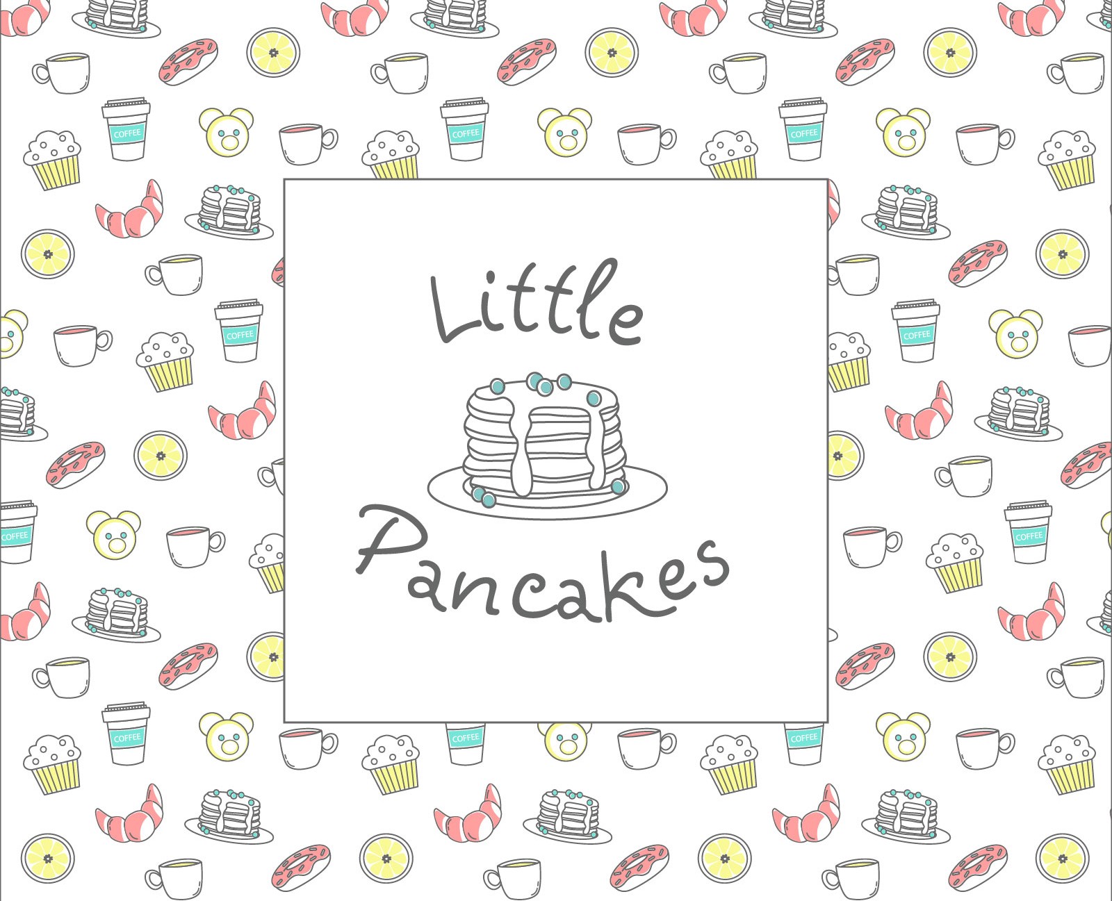 Логотип  кофейни Little Pancakes — Графика на Dprofile