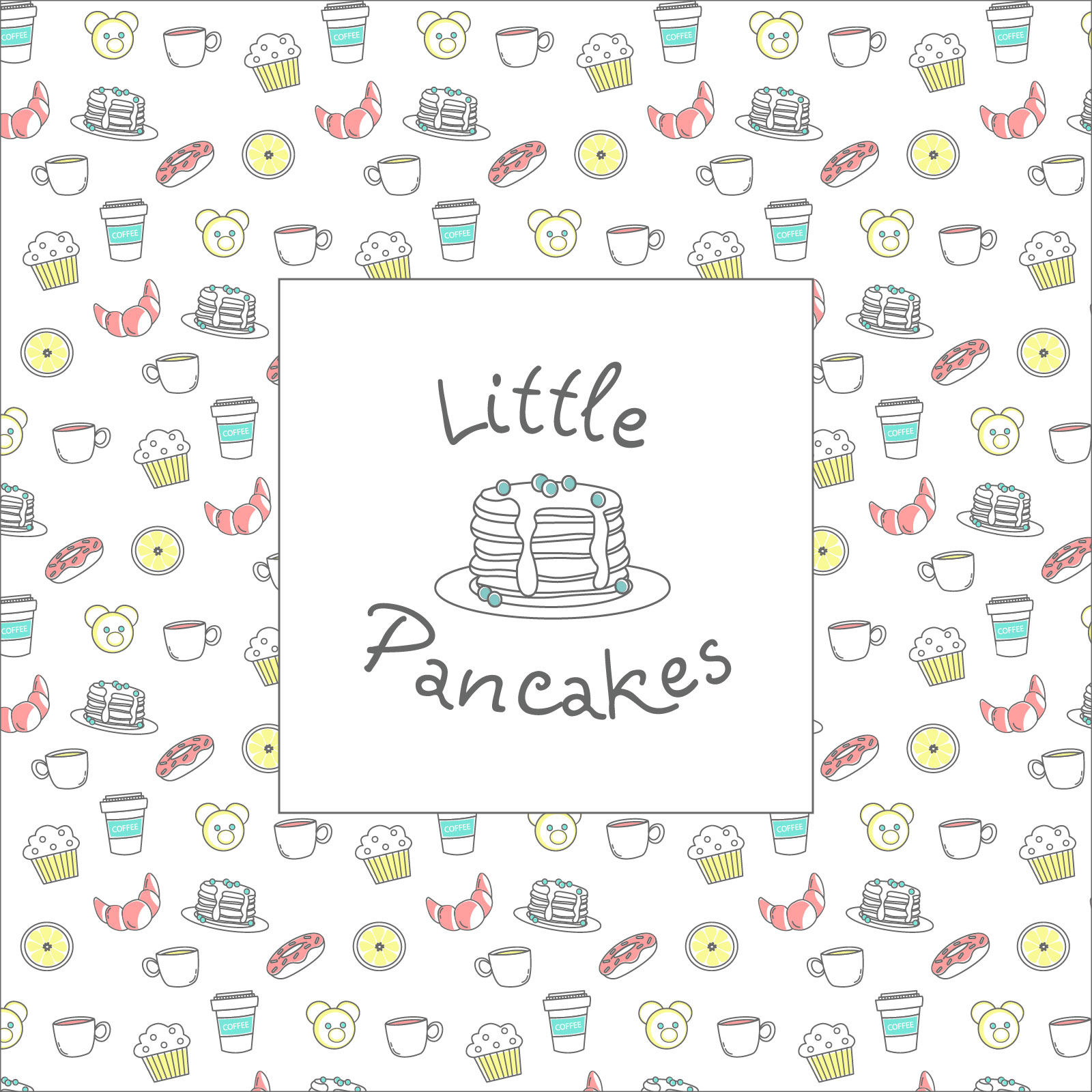 Логотип  кофейни Little Pancakes — Изображение №1 — Графика на Dprofile