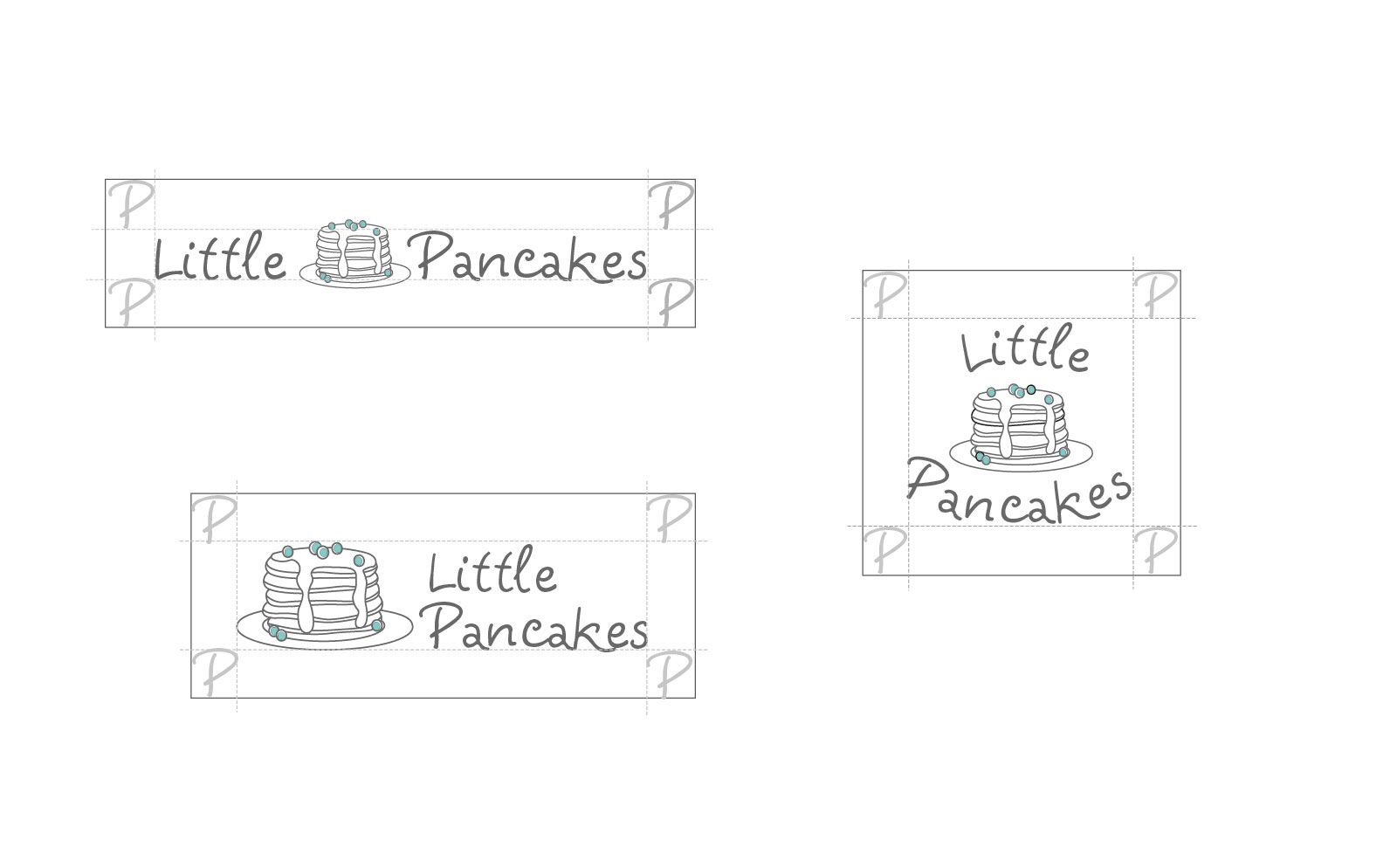 Логотип  кофейни Little Pancakes — Изображение №4 — Графика на Dprofile