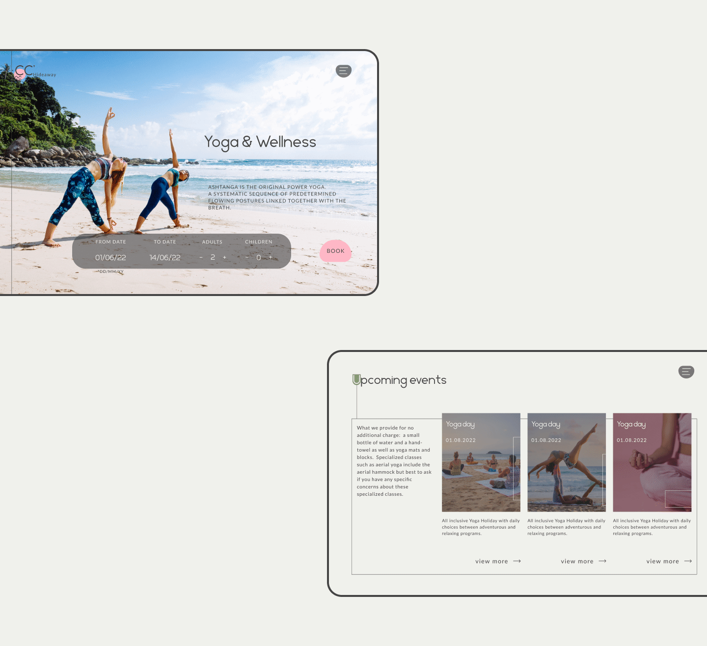 CC's Hideaway hotel on Phuket website redesign — Изображение №7 — Интерфейсы на Dprofile