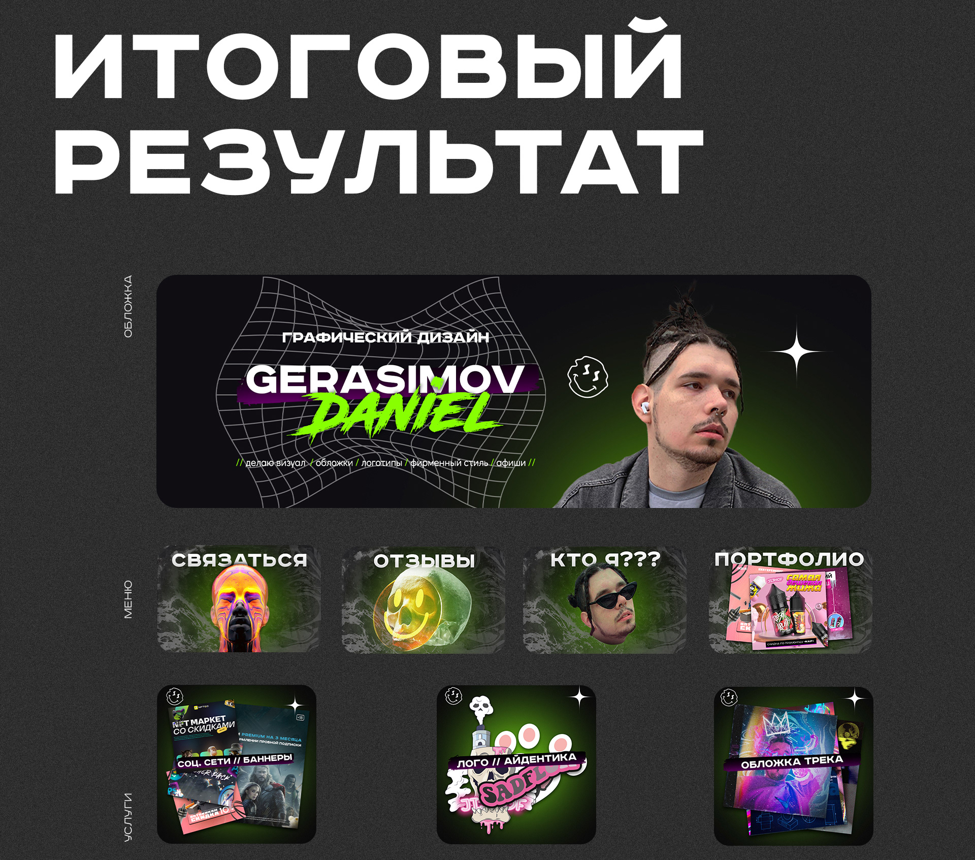 Упаковка группы для дизайнера соц.сетей — Изображение №3 — Брендинг на Dprofile