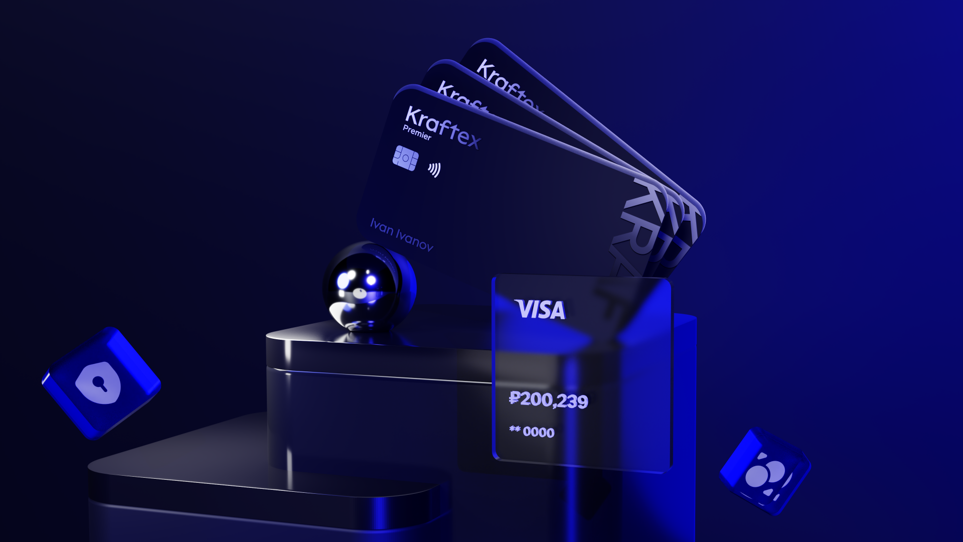 KRAFTEX | 3D Debit cards — Изображение №3 — 3D на Dprofile