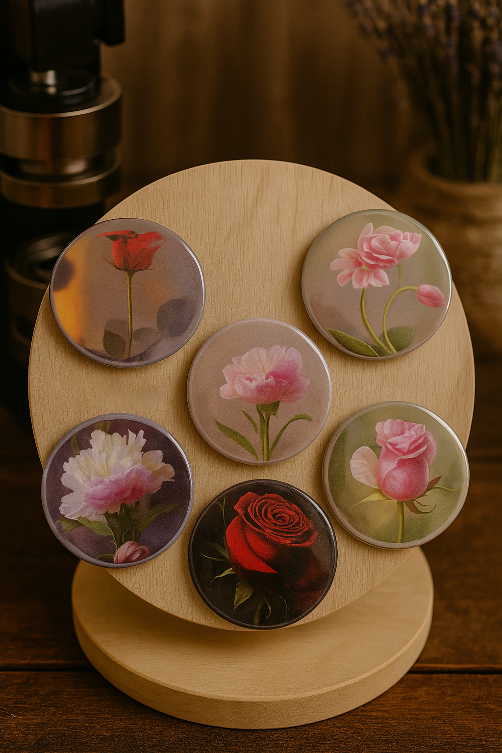 Производство закаточных значков и дизайн ИИ — Изображение №1 — Маркетинг на Dprofile