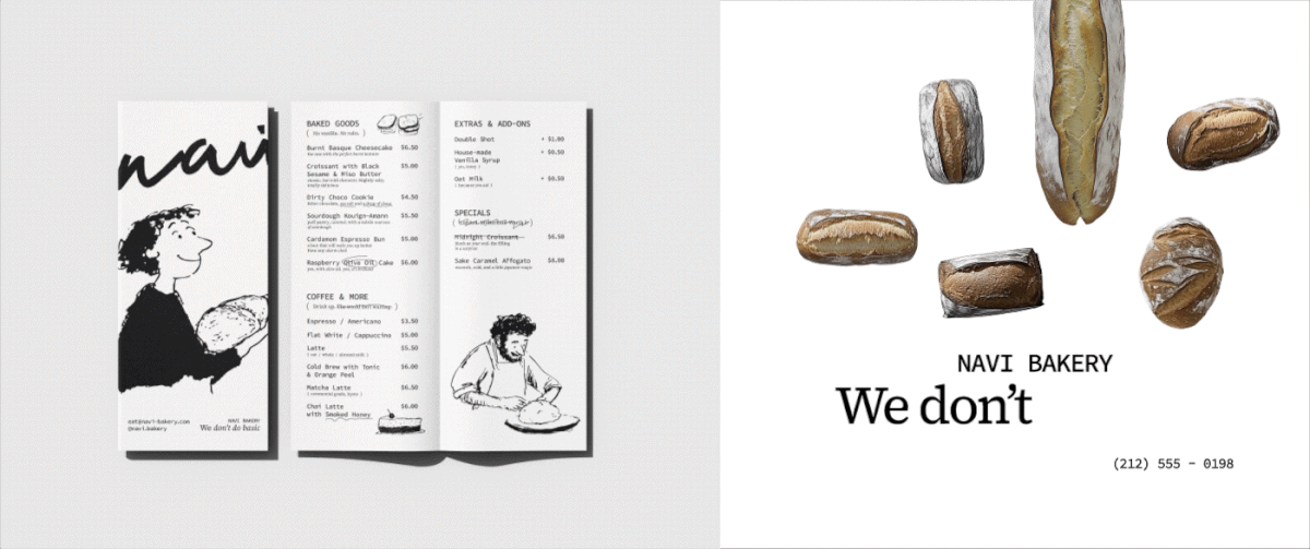 NAVi – Brand Identity for a Bold Bakery — Изображение №22 — Брендинг на Dprofile