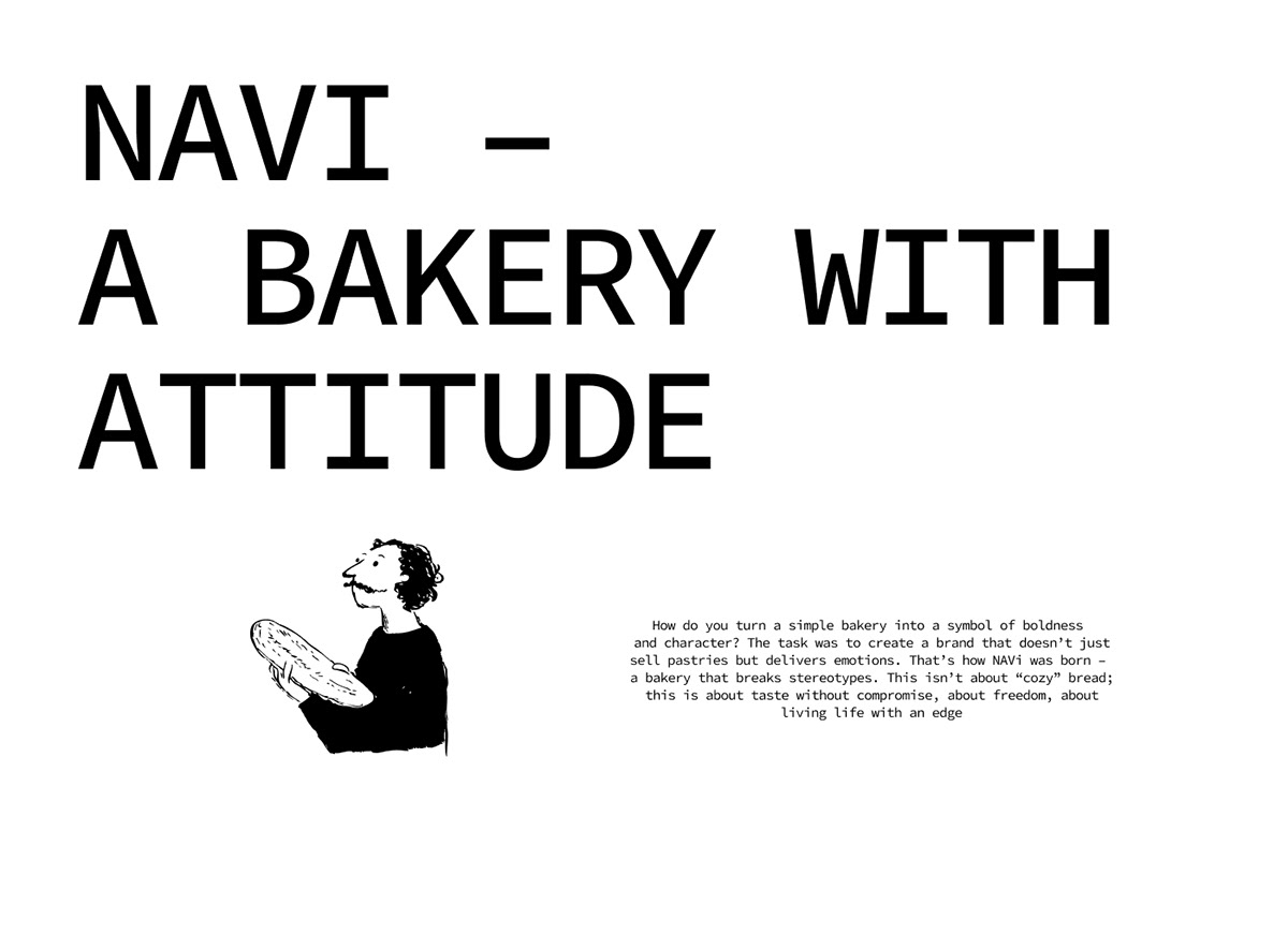 NAVi – Brand Identity for a Bold Bakery — Изображение №6 — Брендинг на Dprofile