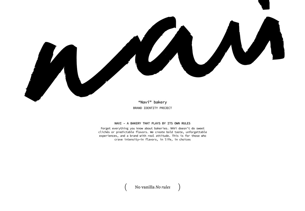NAVi – Brand Identity for a Bold Bakery — Изображение №1 — Брендинг на Dprofile