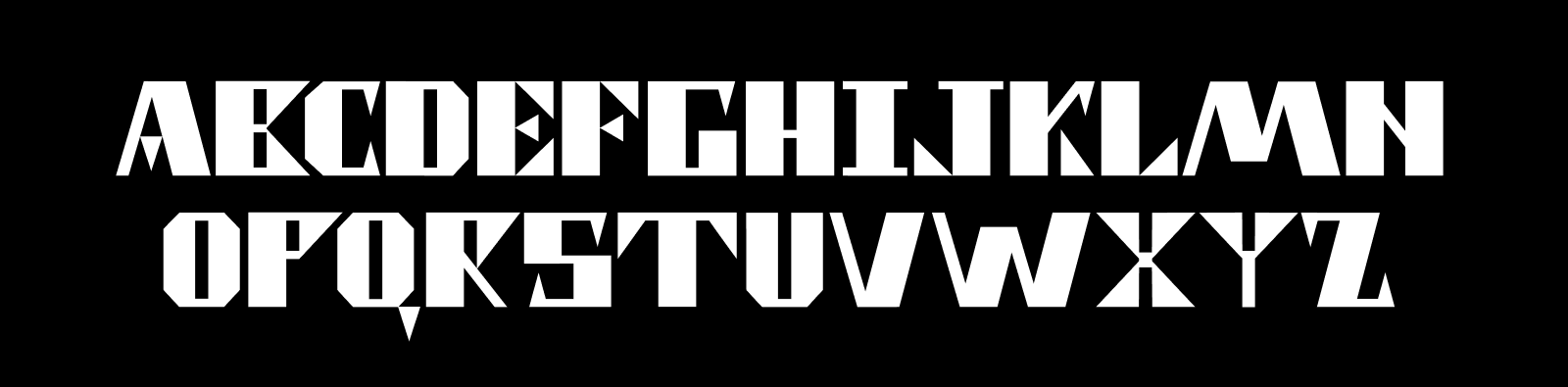 Акцидентный шрифт "Треугольник" — Изображение №6 — Графика на Dprofile
