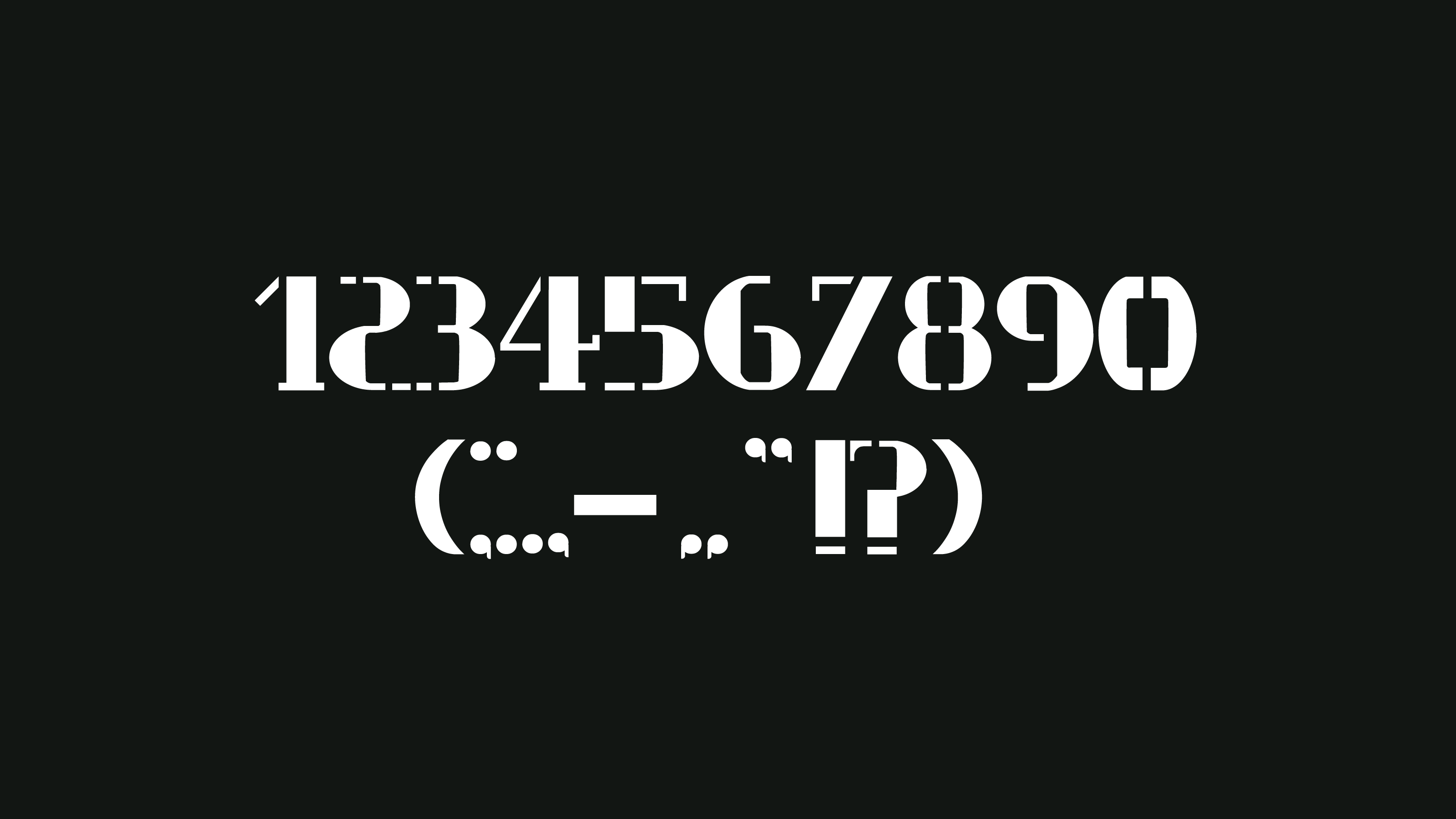 Шрифт «Zhuk» — Изображение №8 — Графика на Dprofile