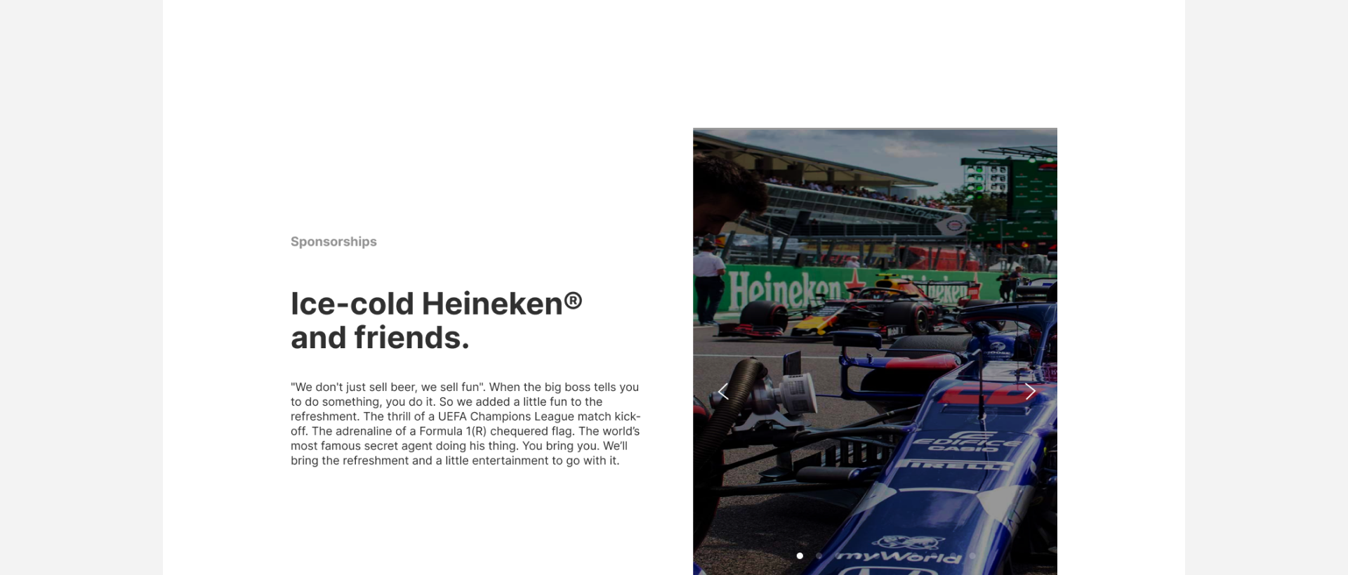 Heineken Landing page — Изображение №17 — Интерфейсы на Dprofile