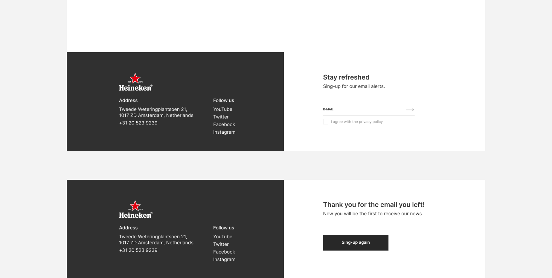 Heineken Landing page — Изображение №21 — Интерфейсы на Dprofile