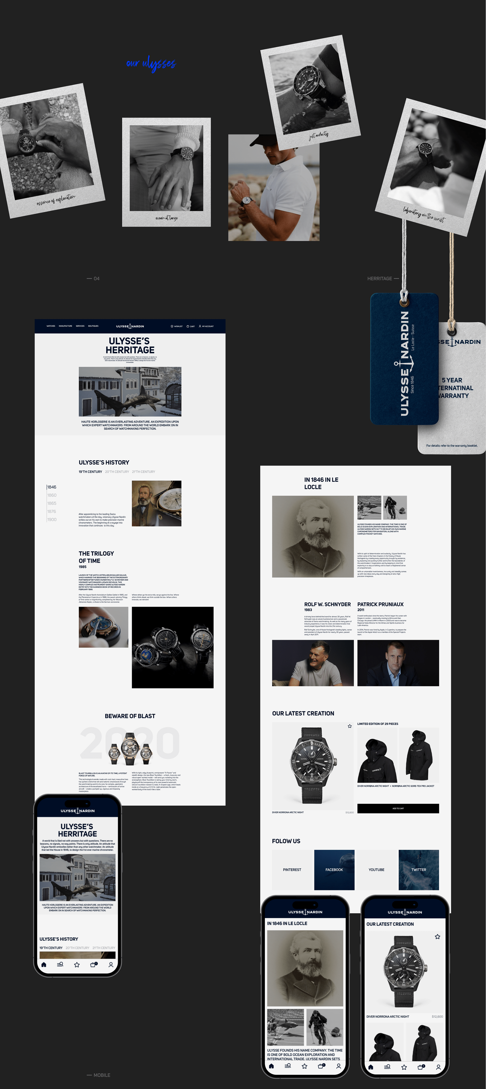 ULYSSE NARDIN | E-commerce redesign — Изображение №8 — Интерфейсы на Dprofile