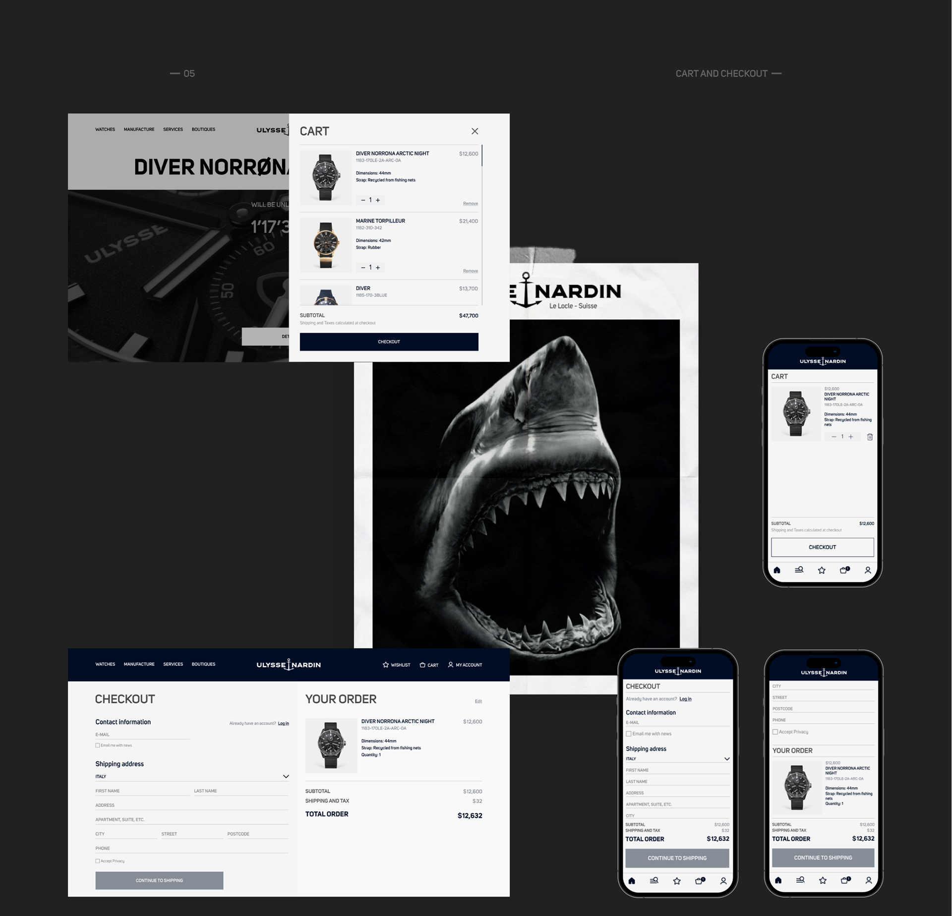 ULYSSE NARDIN | E-commerce redesign — Изображение №10 — Интерфейсы на Dprofile